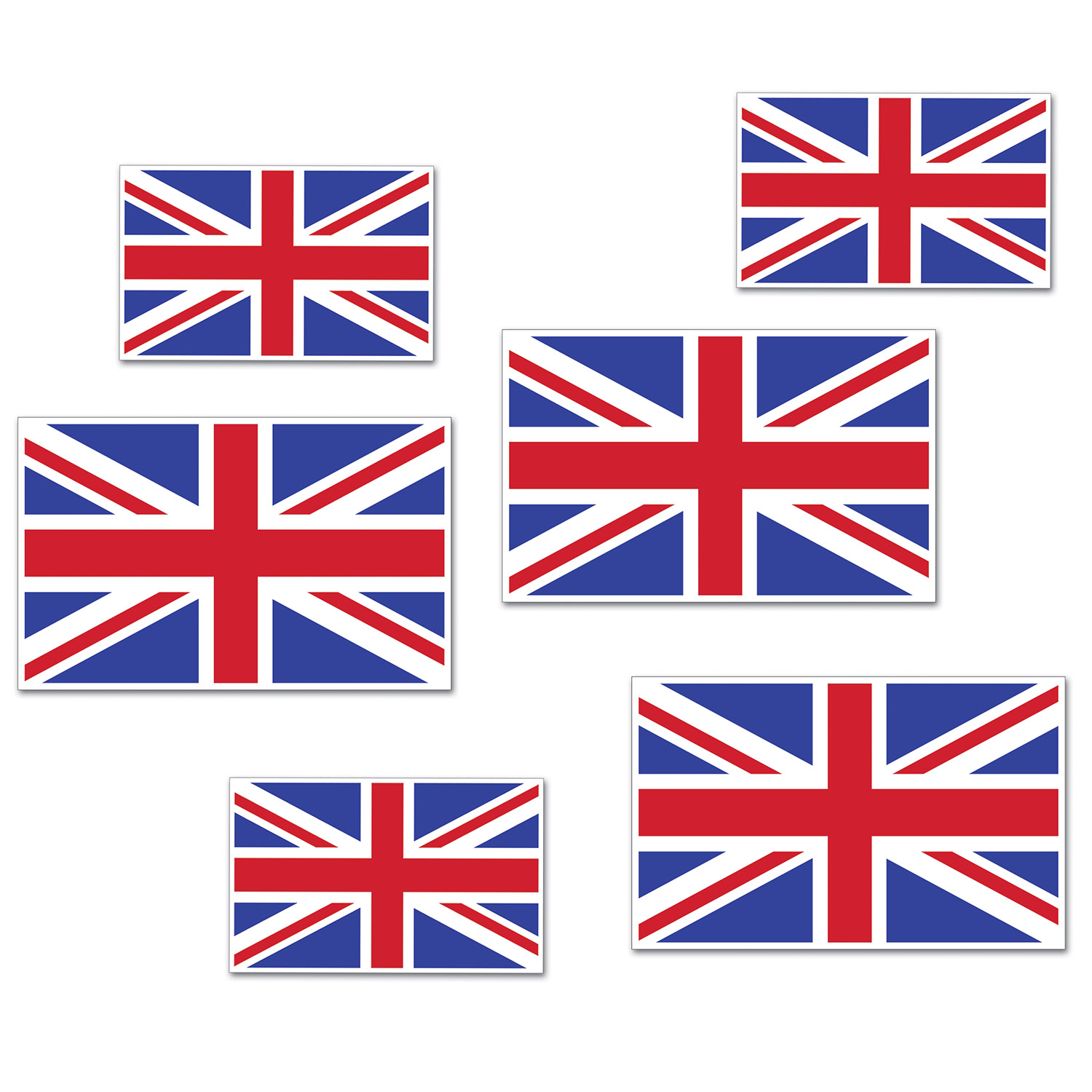 British FLAG Cutouts