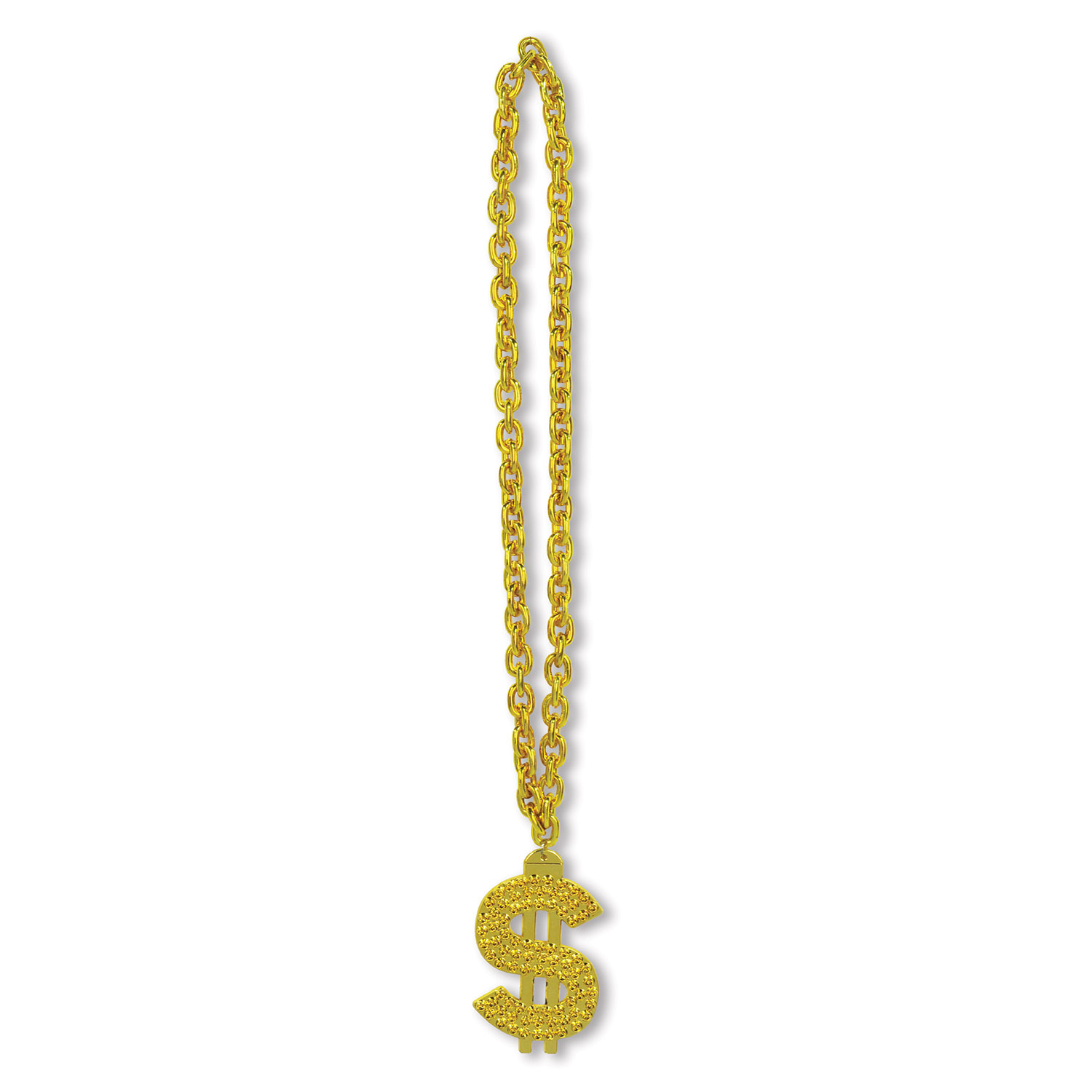 ''Gold Chain BEADS w/''''''''''''''''$'''''''''''''''' Medallion''''''''''