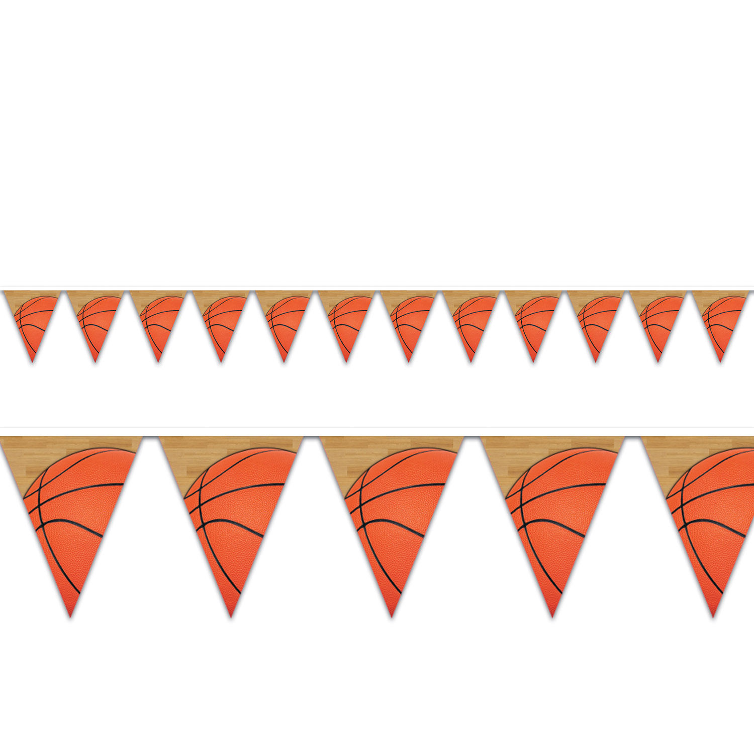 BASKETBALL Pennant Banner