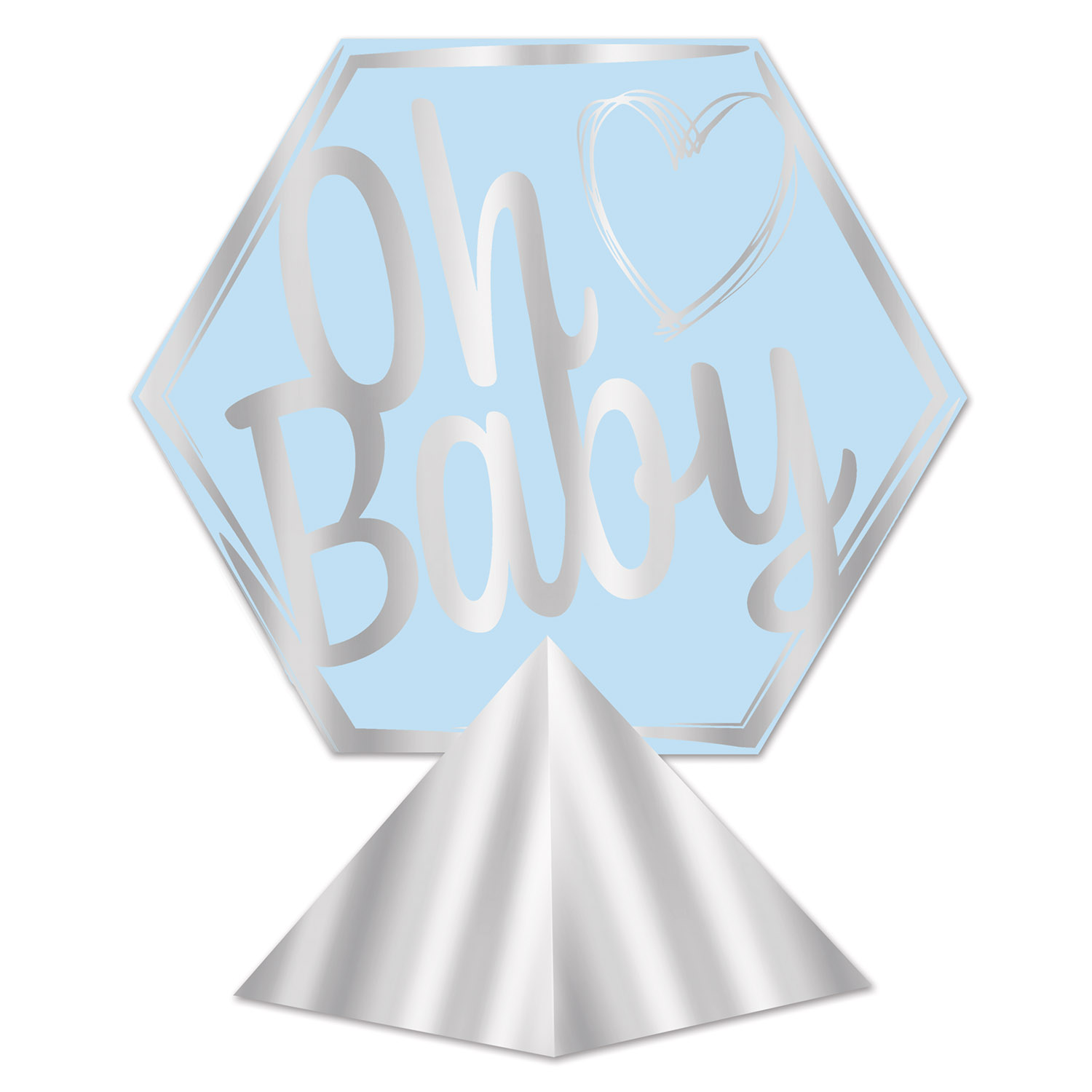 3-D Foil Oh BABY Centerpiece