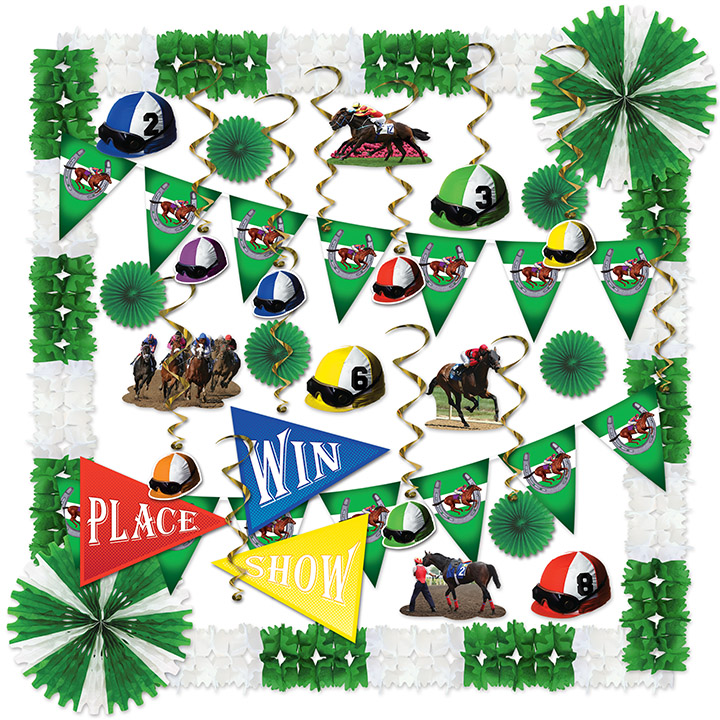 HORSE Racing Decorating Kit