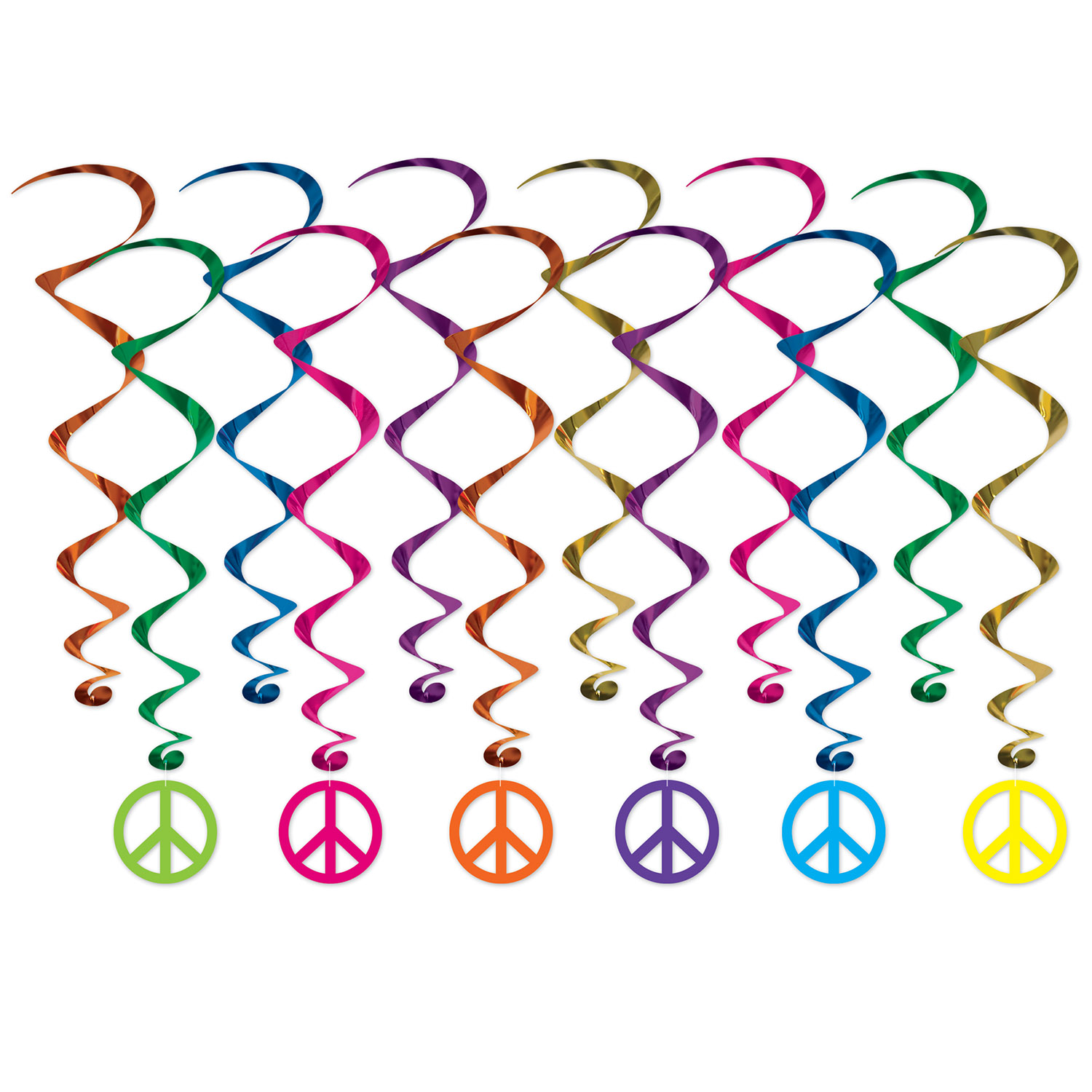 PEACE Sign Whirls