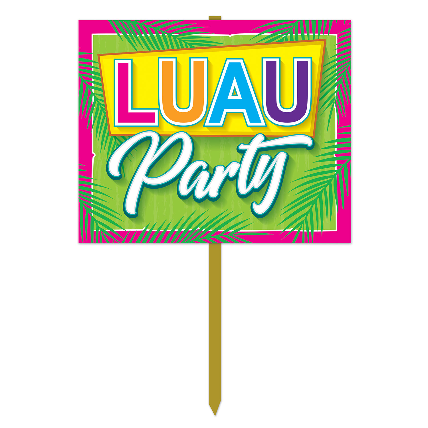 Luau Party Yard SIGN