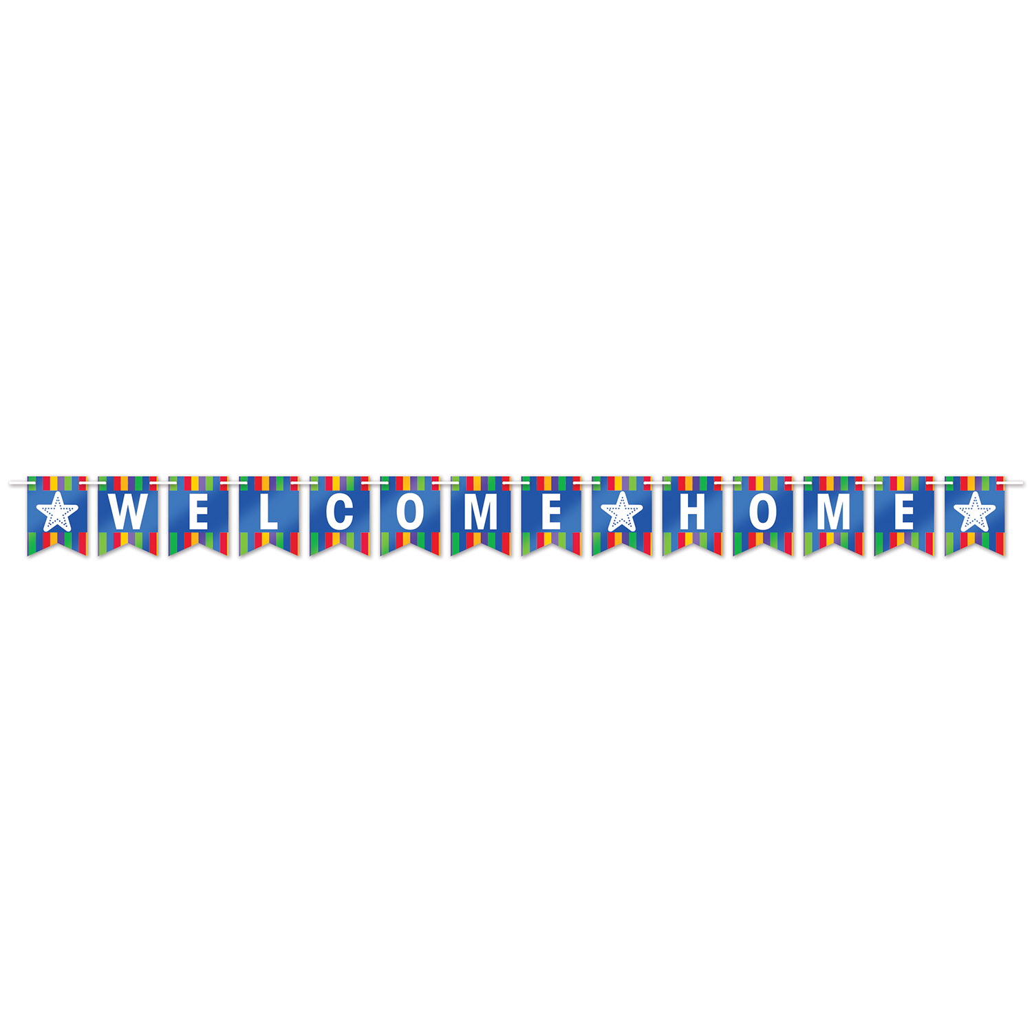 Foil Welcome HOME Streamer