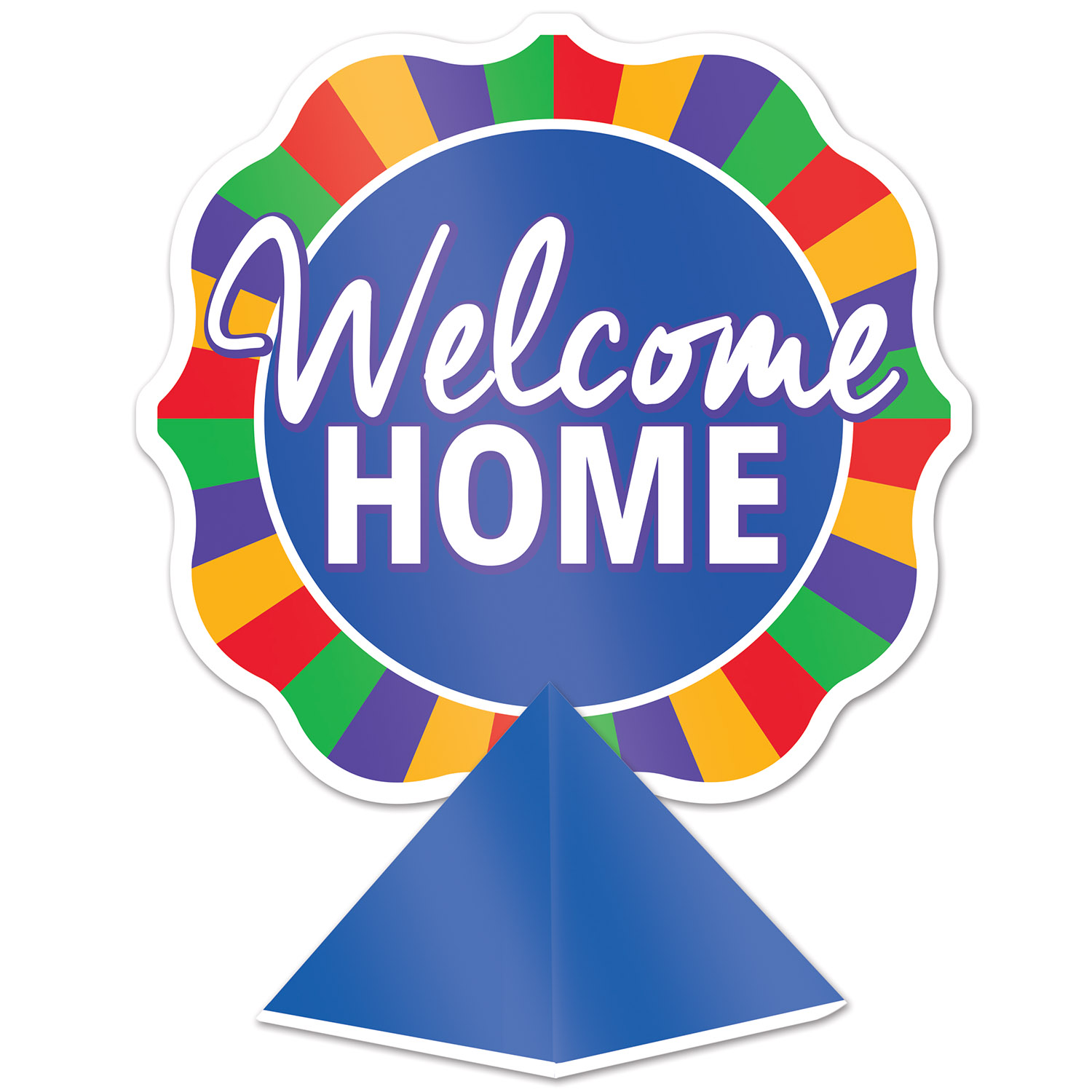 3-D Foil Welcome HOME Centerpiece