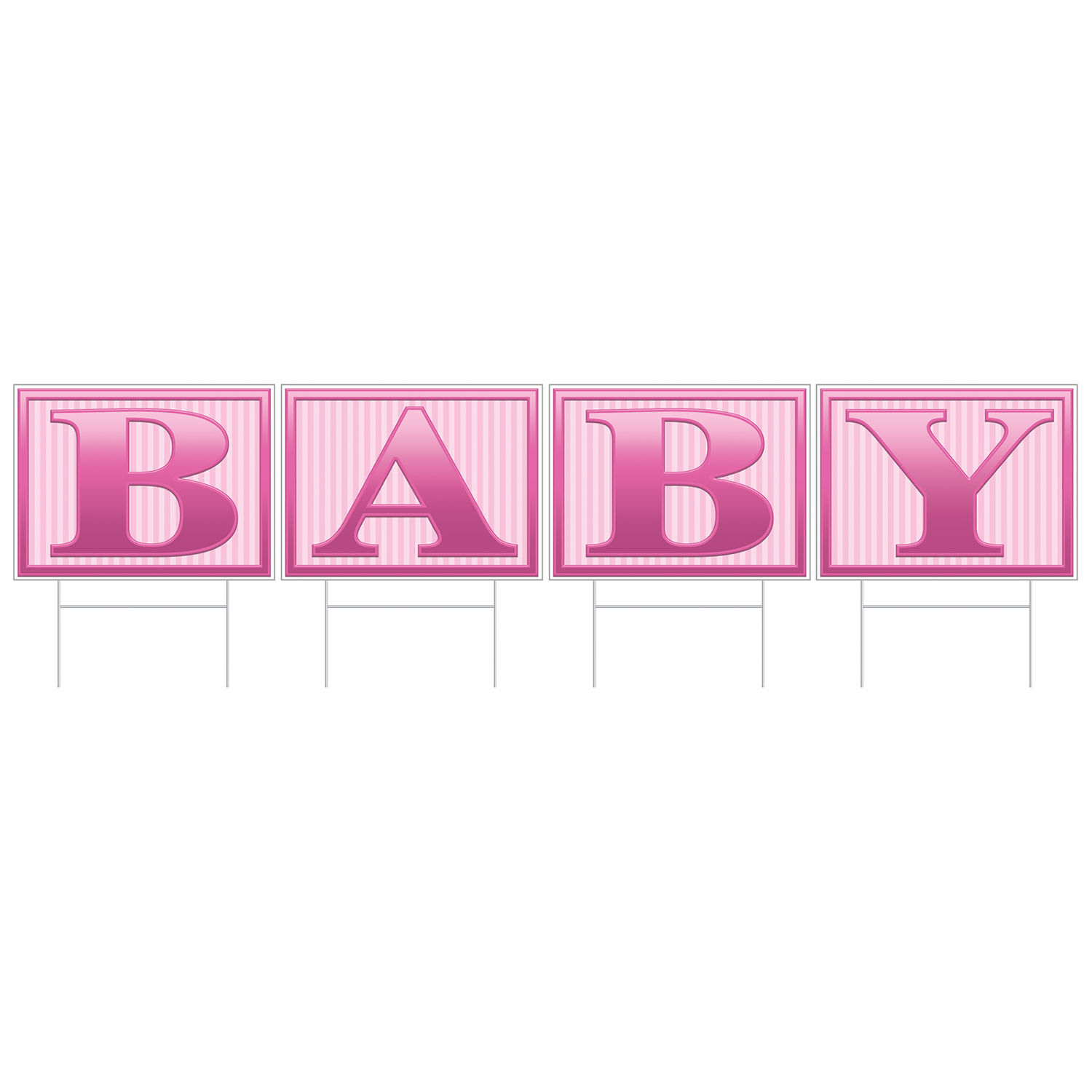 Plastic BABY Yard Sign