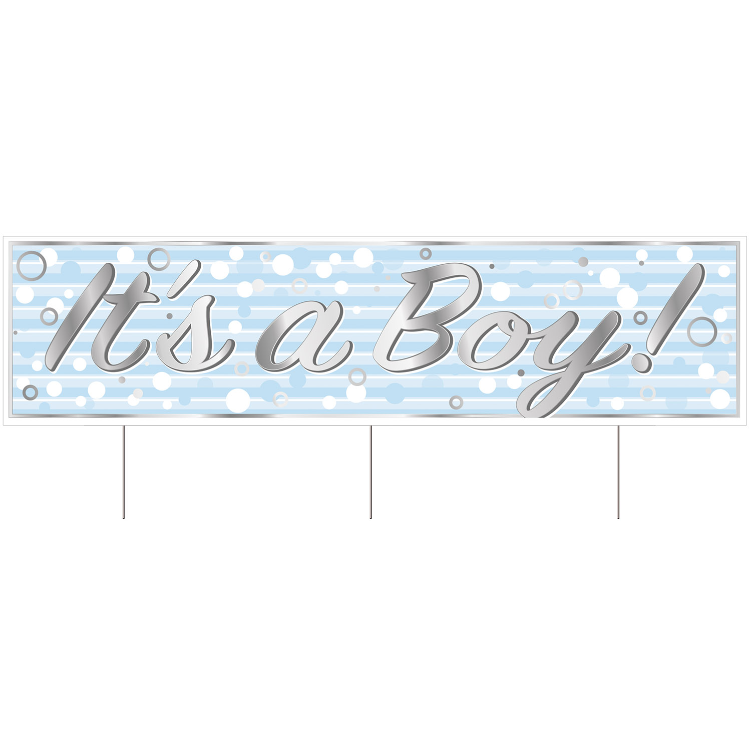 Plastic JUMBO It's A Boy! Yard Sign