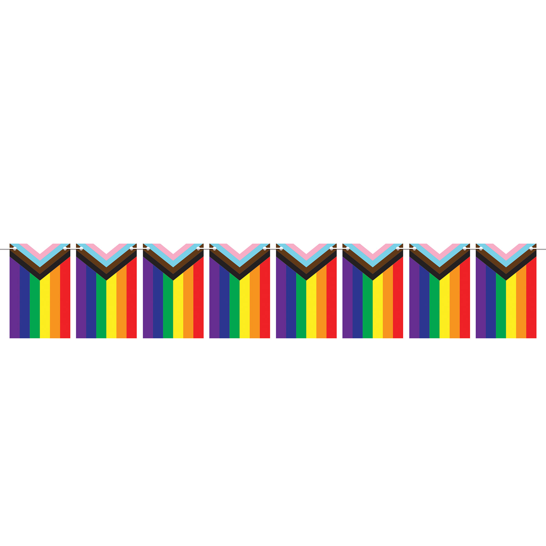 Pride FLAG Pennant Streamer