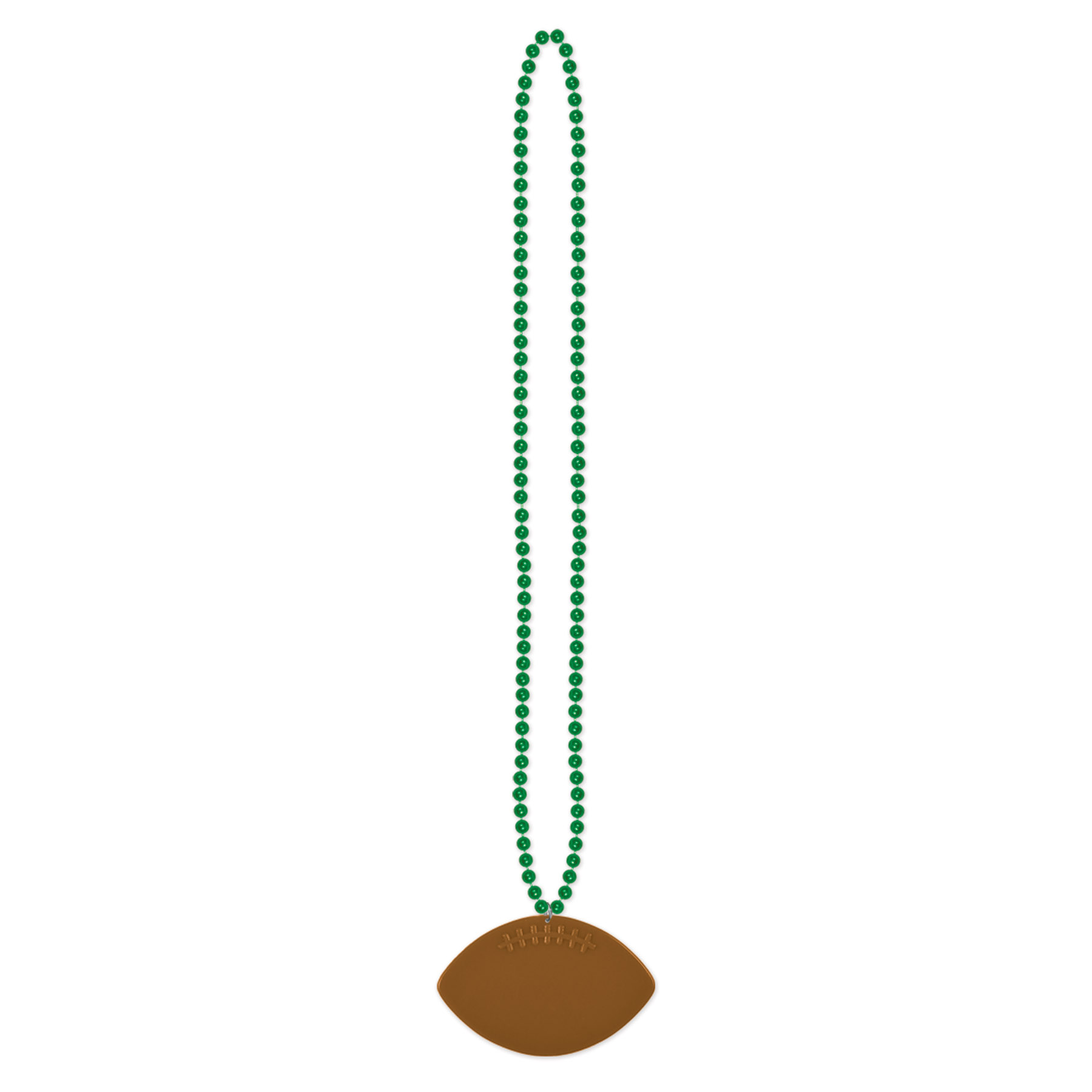 Beads w/FOOTBALL Medallion