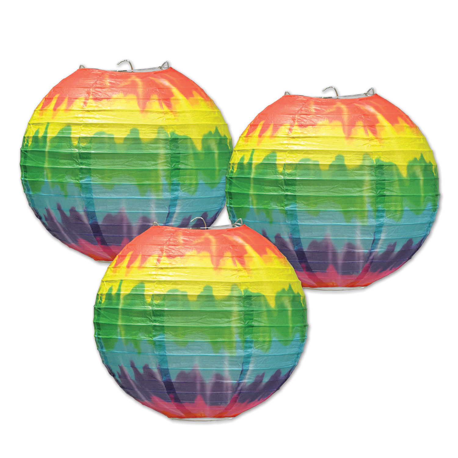 Tie-Dyed PAPER Lanterns