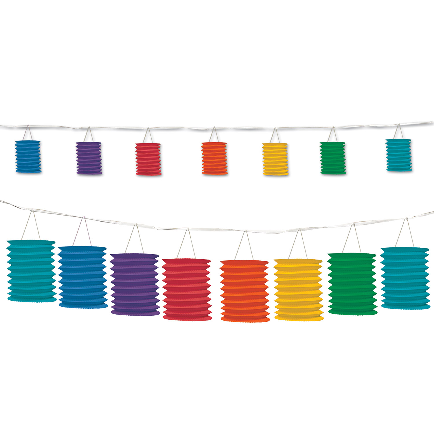 RAINBOW Lantern Garland