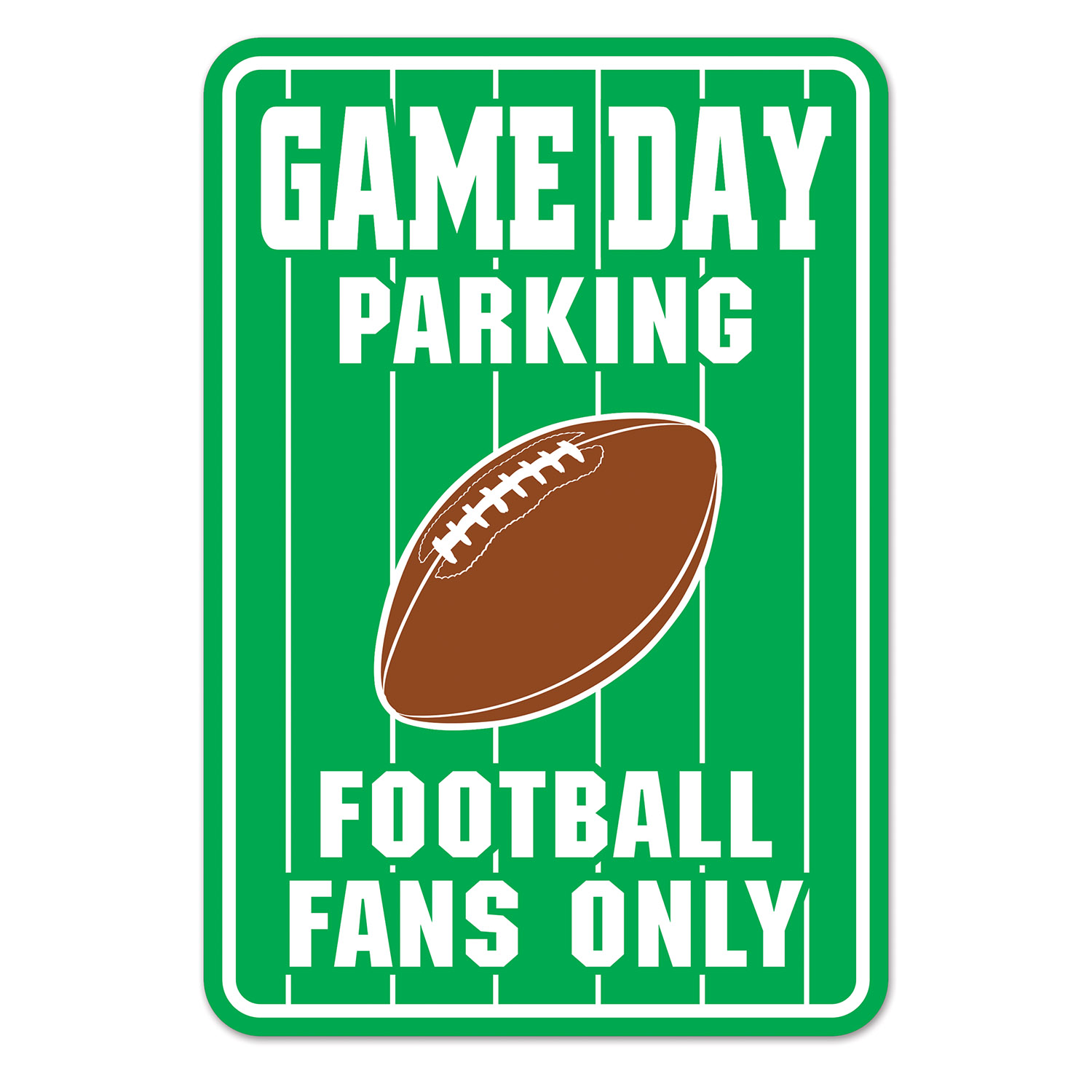 GAME Day Parking Sign