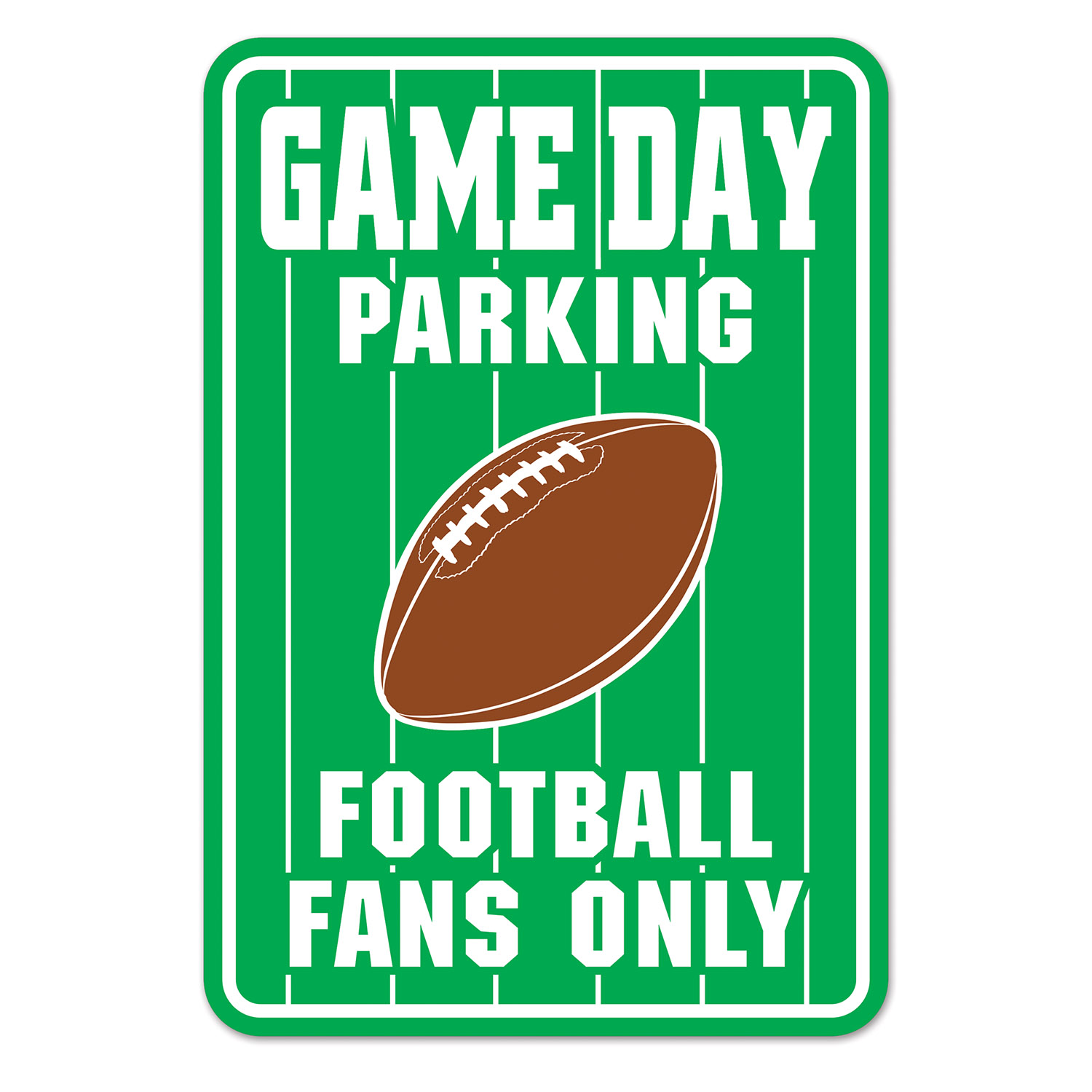 Game Day Parking Sign