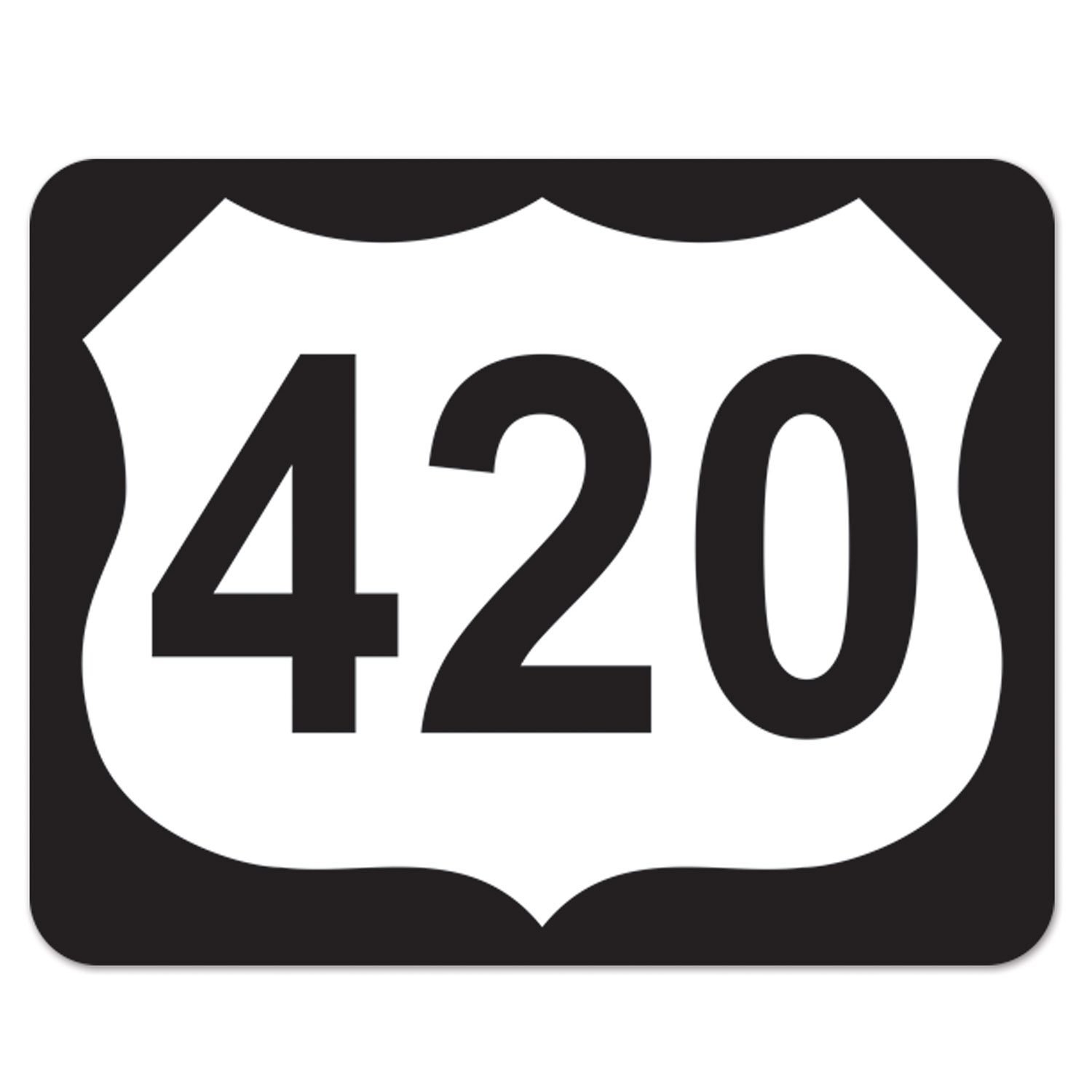 420 Highway SIGN Cutout