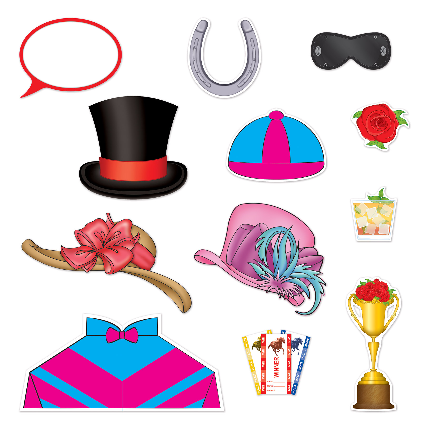 HORSE Racing Photo Fun Signs