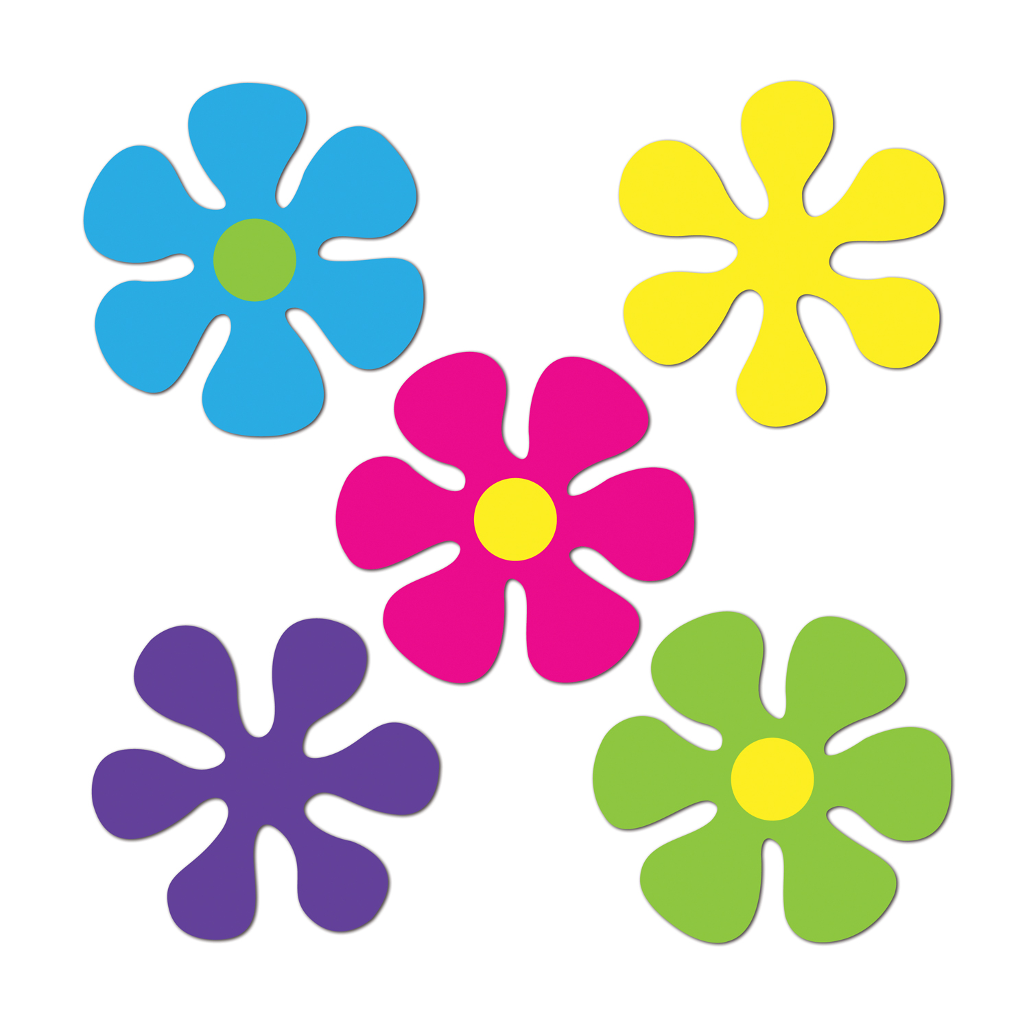 Mini Retro FLOWER Cutouts