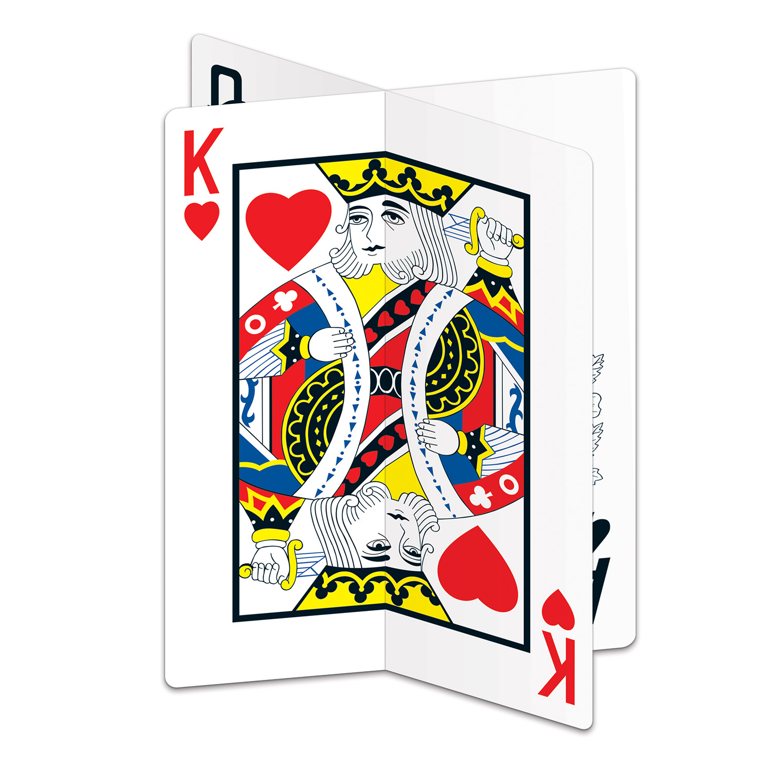 3-D PLAYING CARD Centerpiece