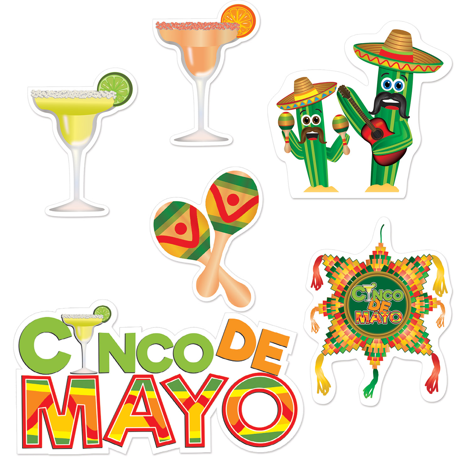 CinCo DE MAyo Cutouts
