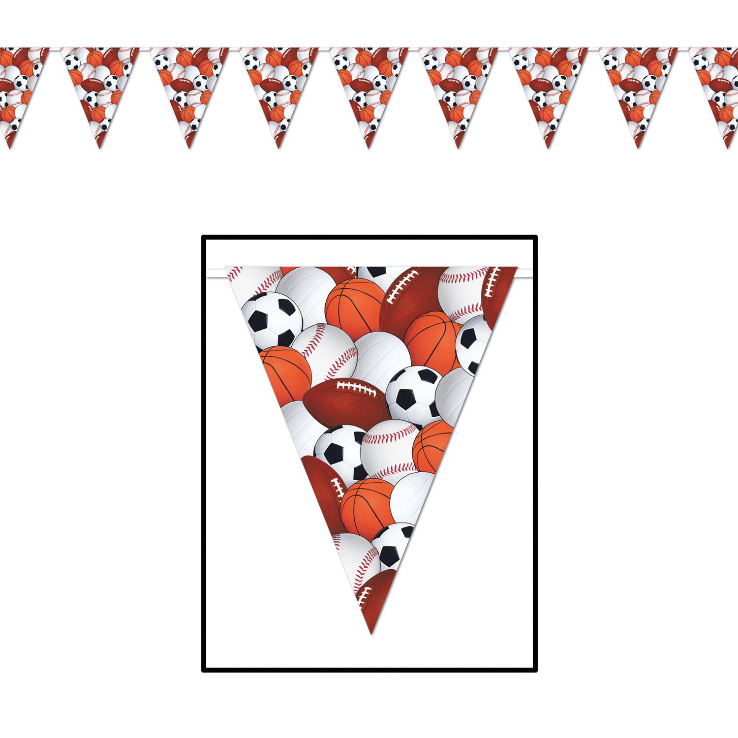 SPORTS Pennant Banner