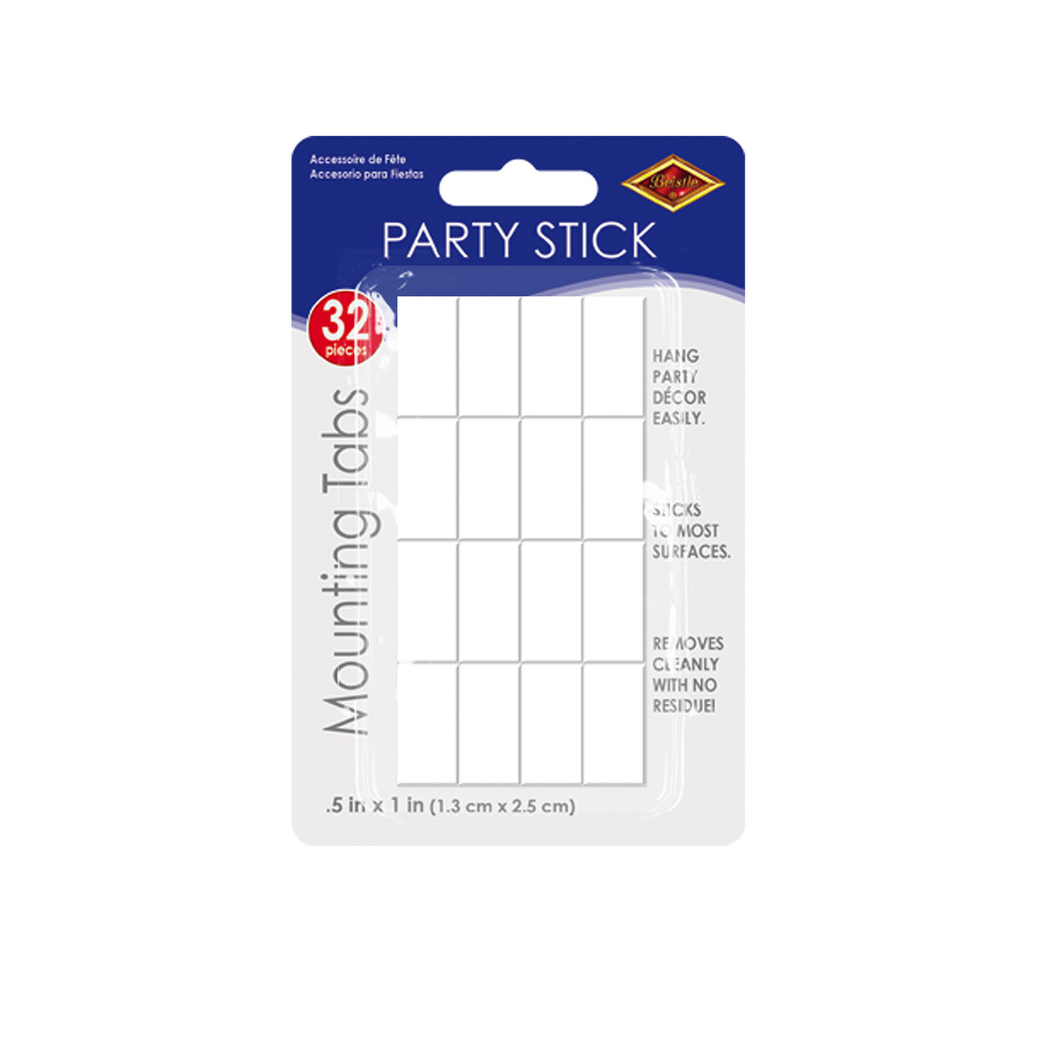 Party StiCk Mounting Tabs