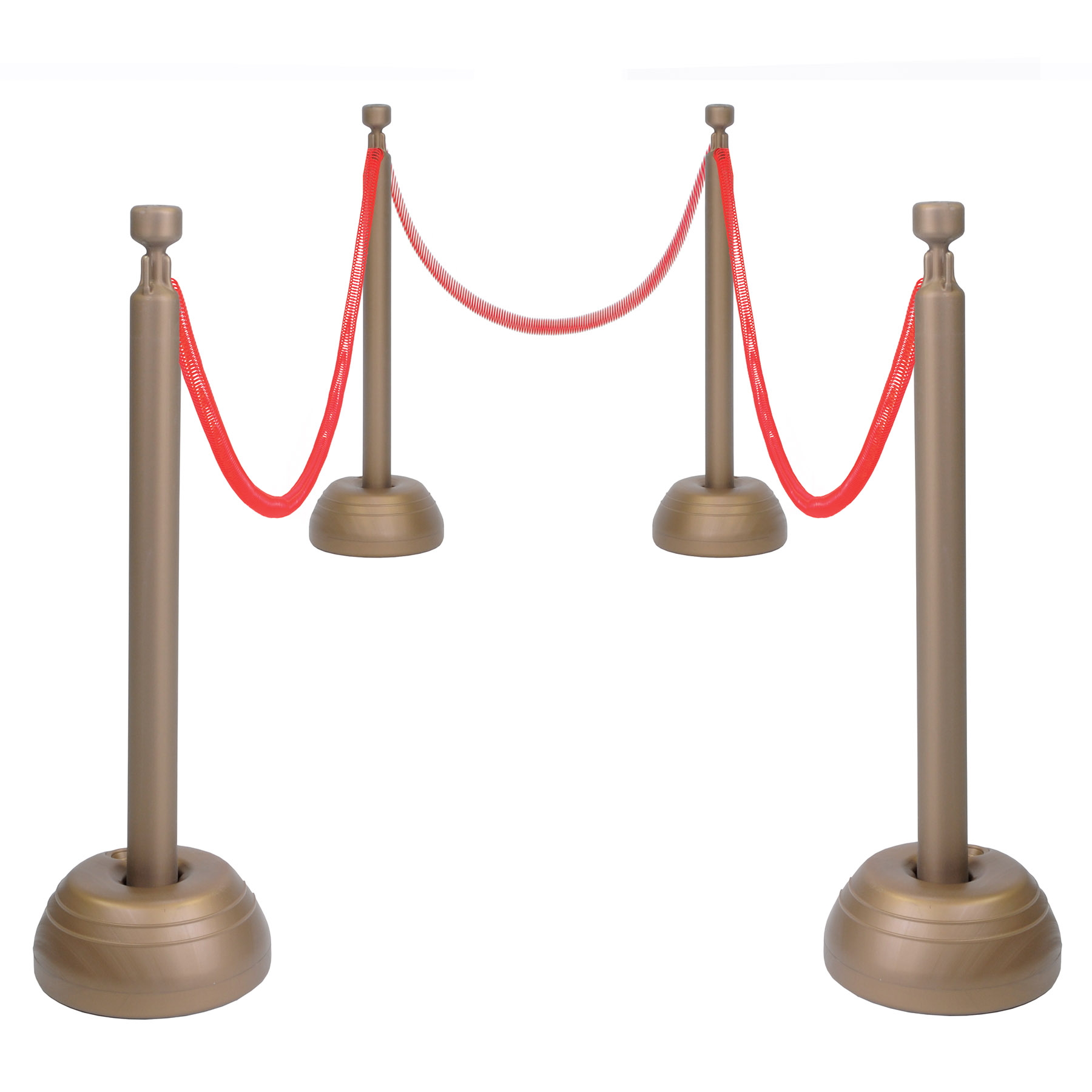 RED Rope Stanchion Set