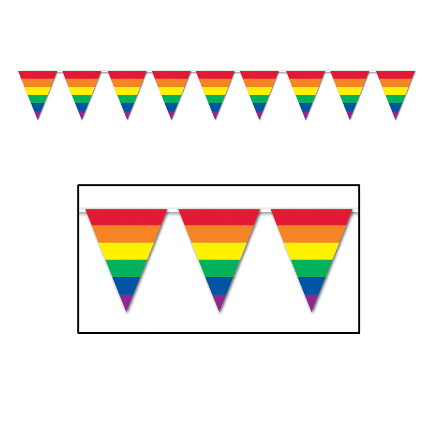 RAINBOW Pennant Banner