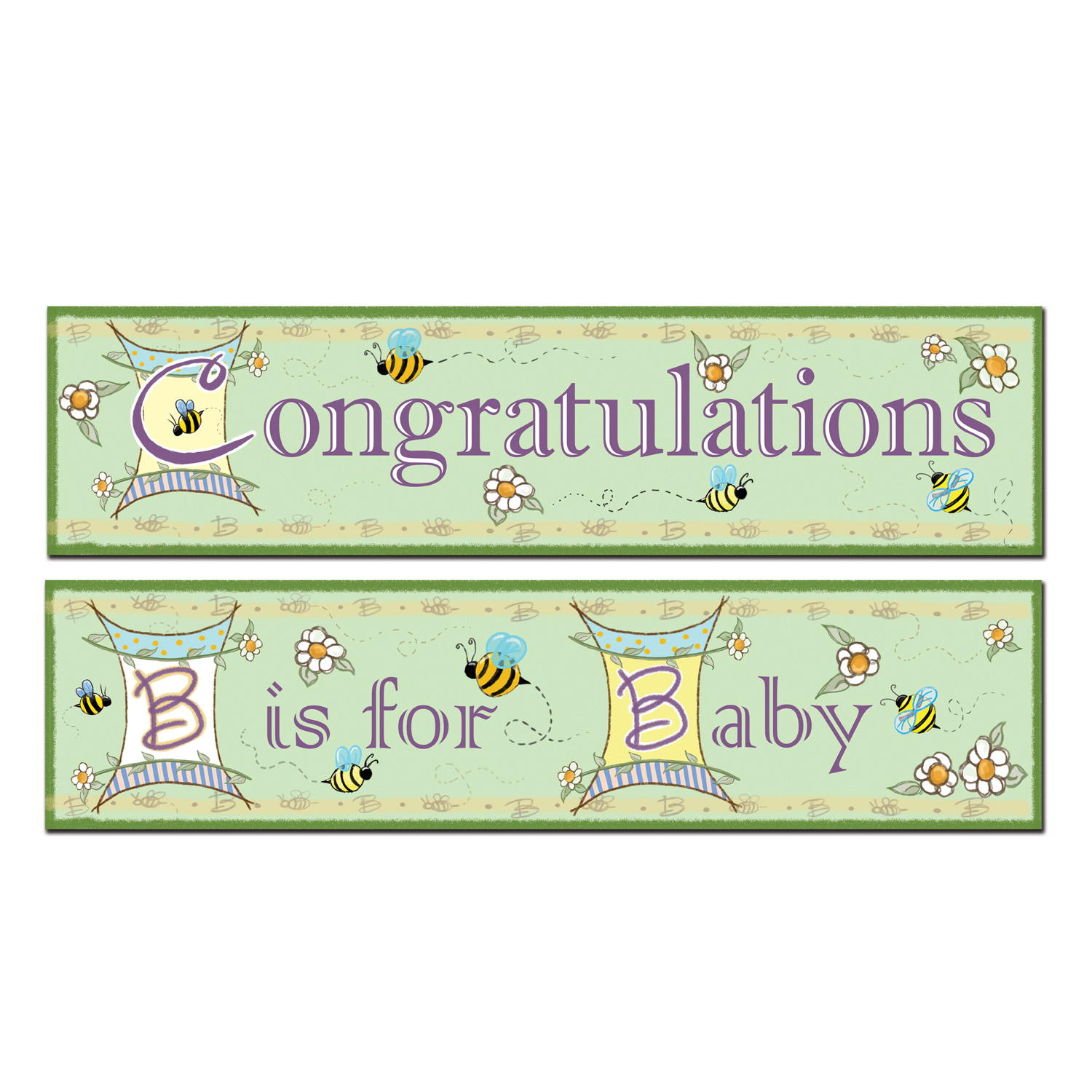 B Is For BABY Banners