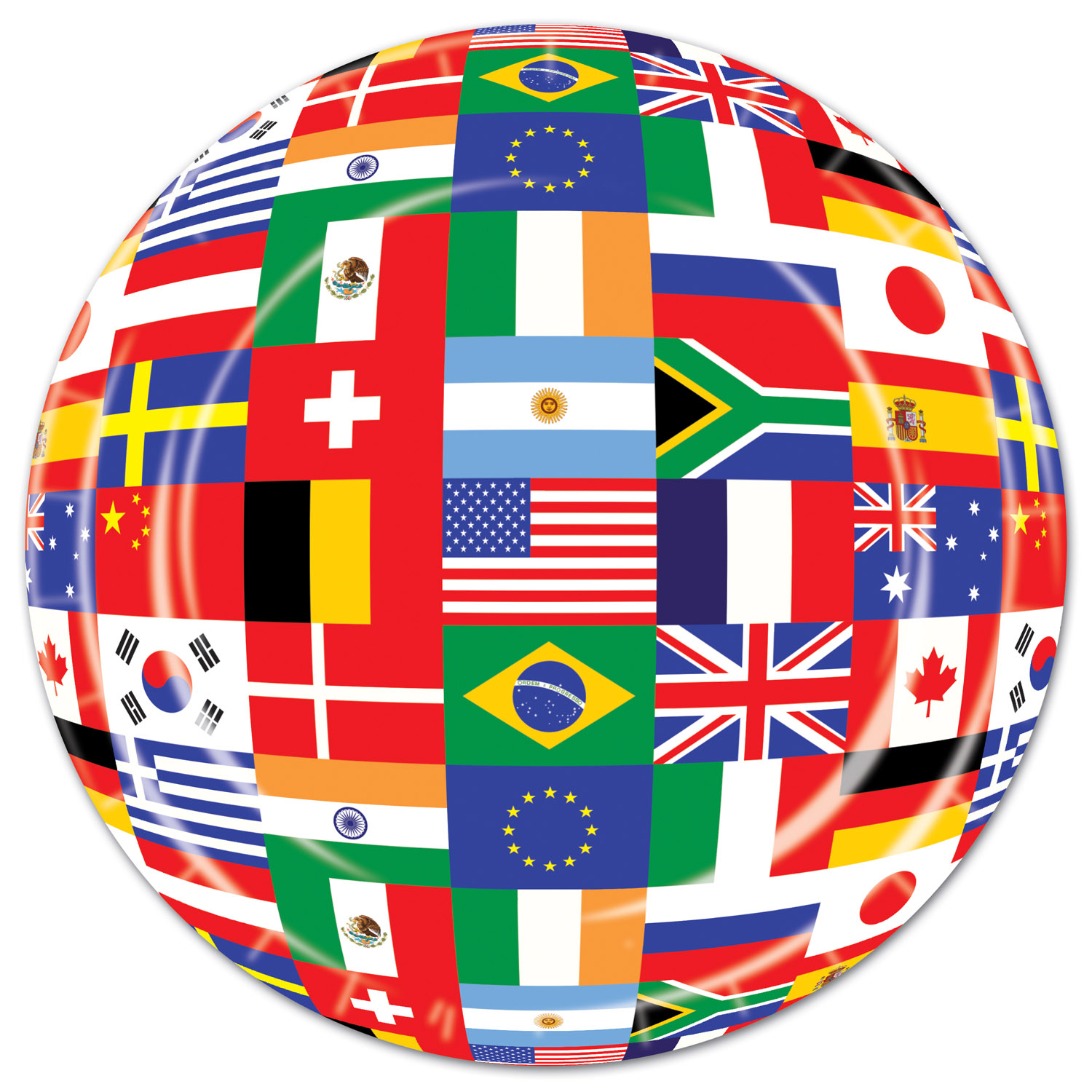 International Flag PLATES