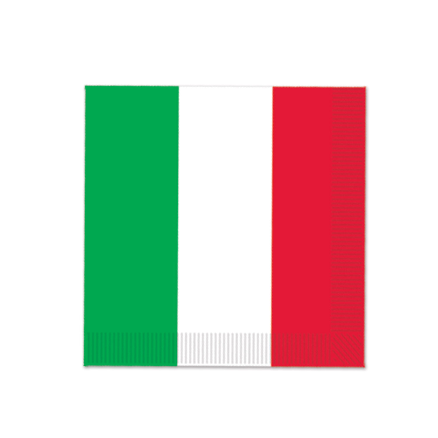 ''RED, White & Green Beverage Napkins''''''''''