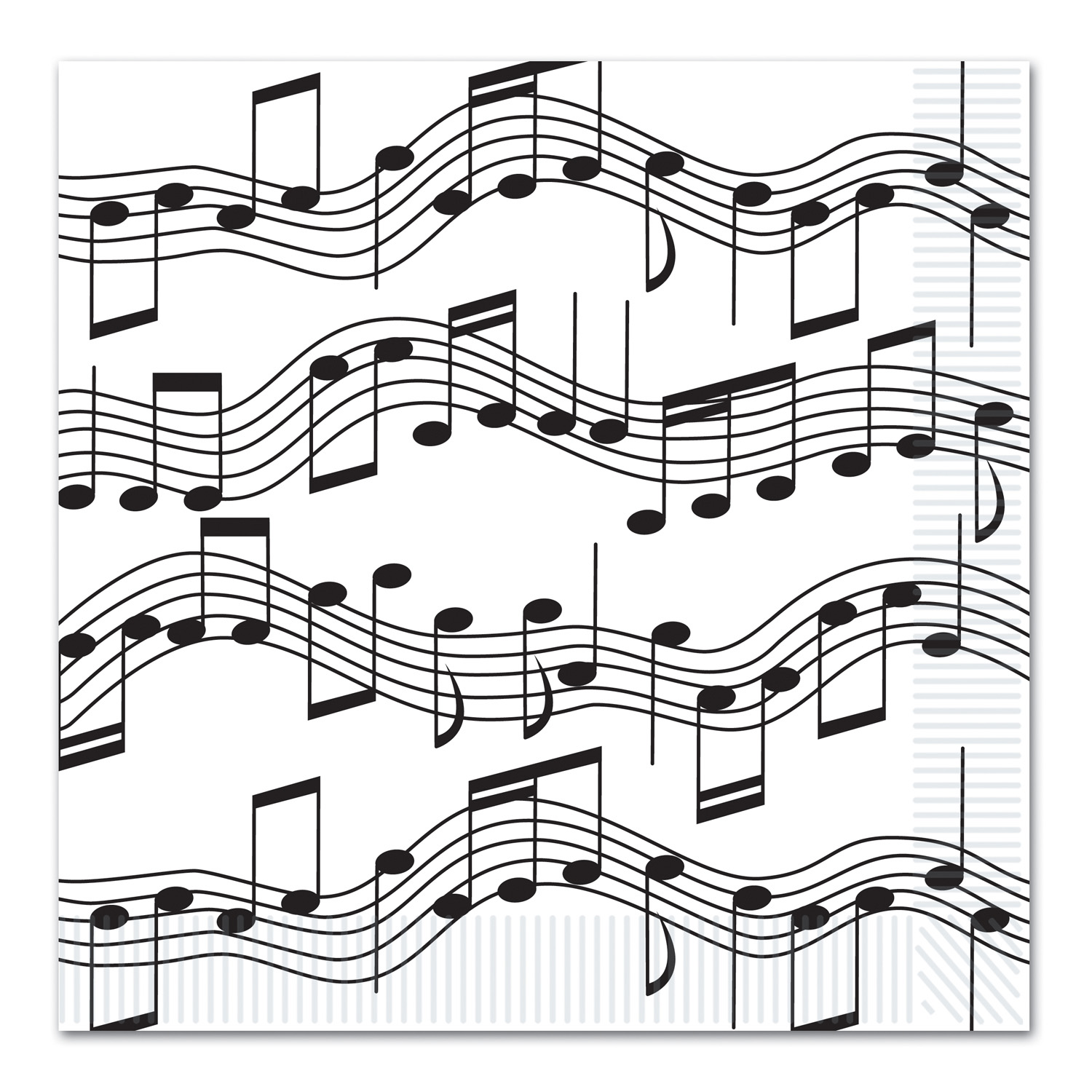 MUSICal Notes Luncheon Napkins