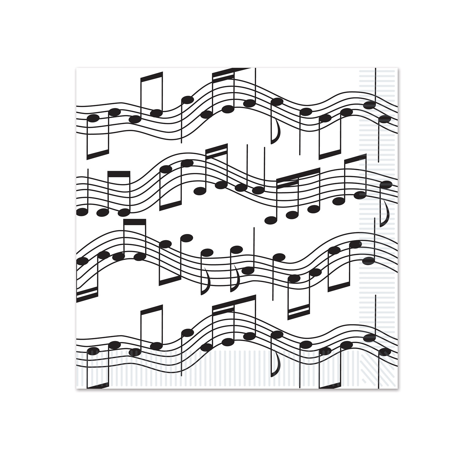 MUSICal Notes Beverage Napkins