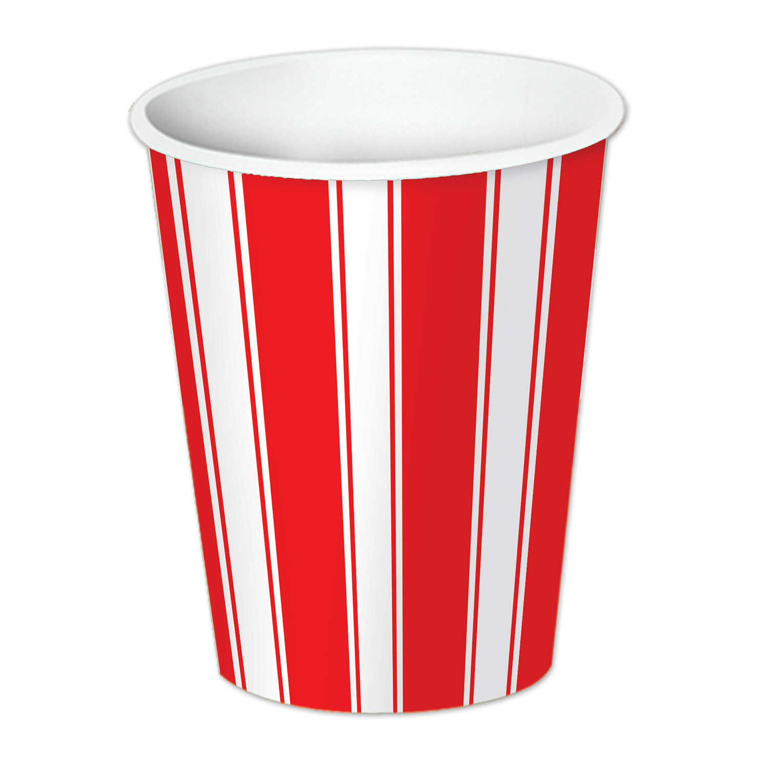 RED & White Stripes Beverage Cups