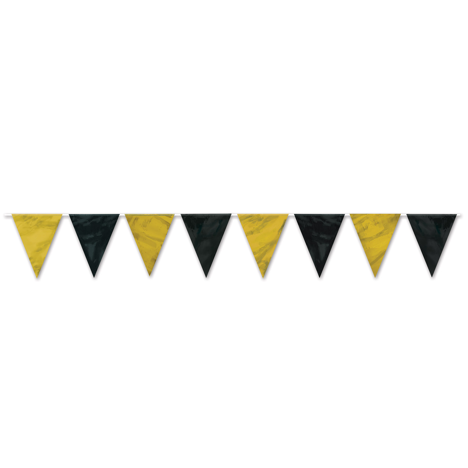 Black & GOLD Pennant Banner