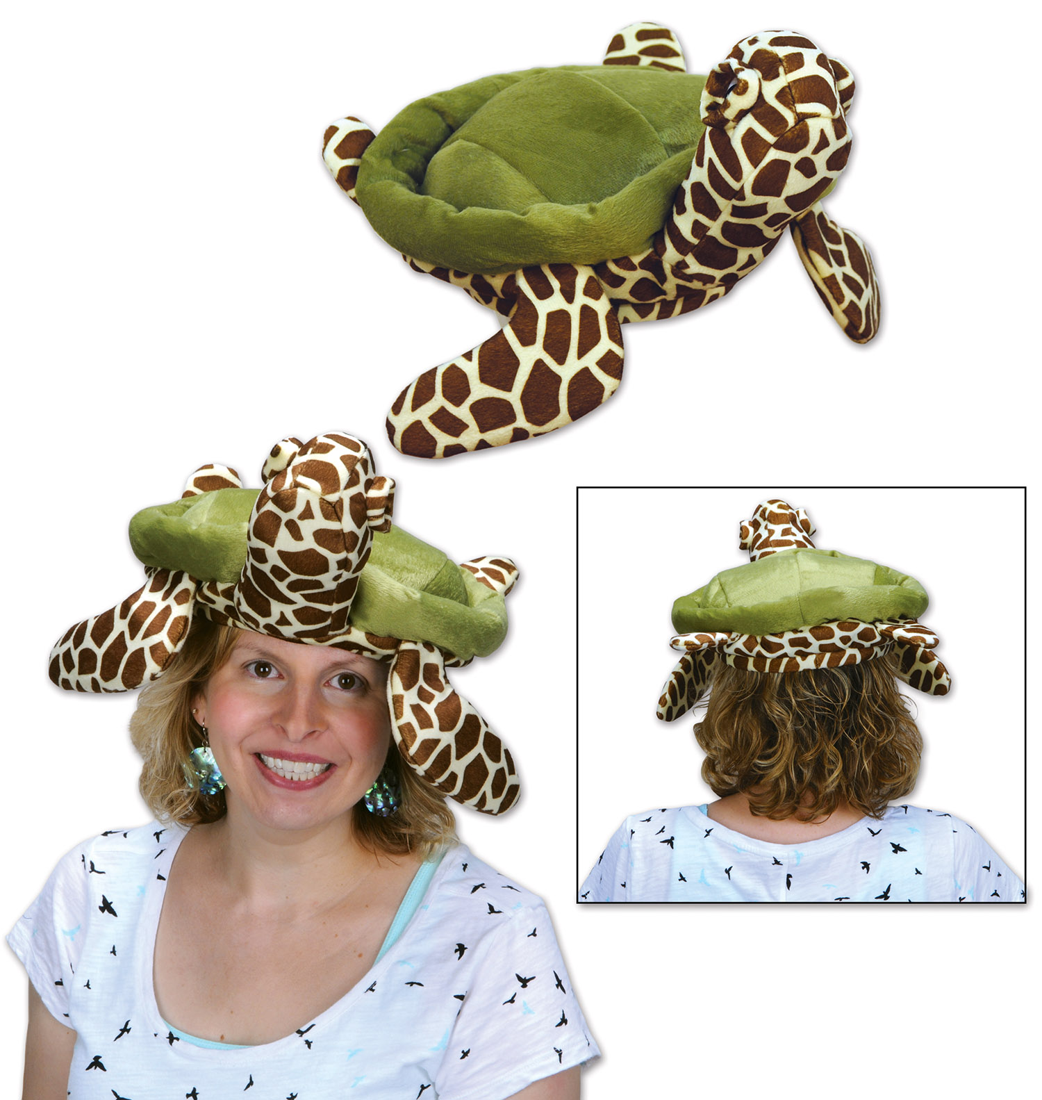 PLUSH Sea Turtle Hat