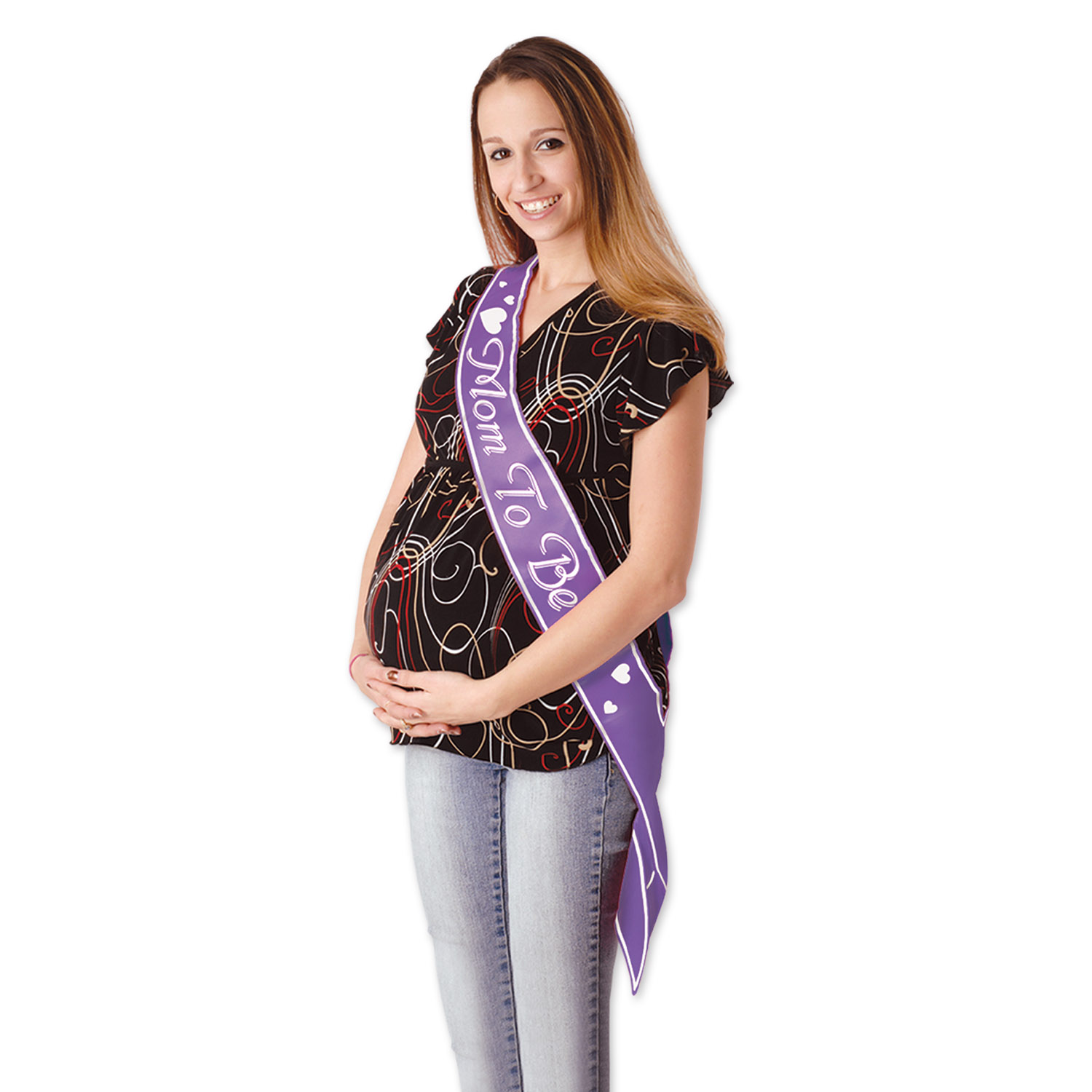 Mom To Be Satin Sash