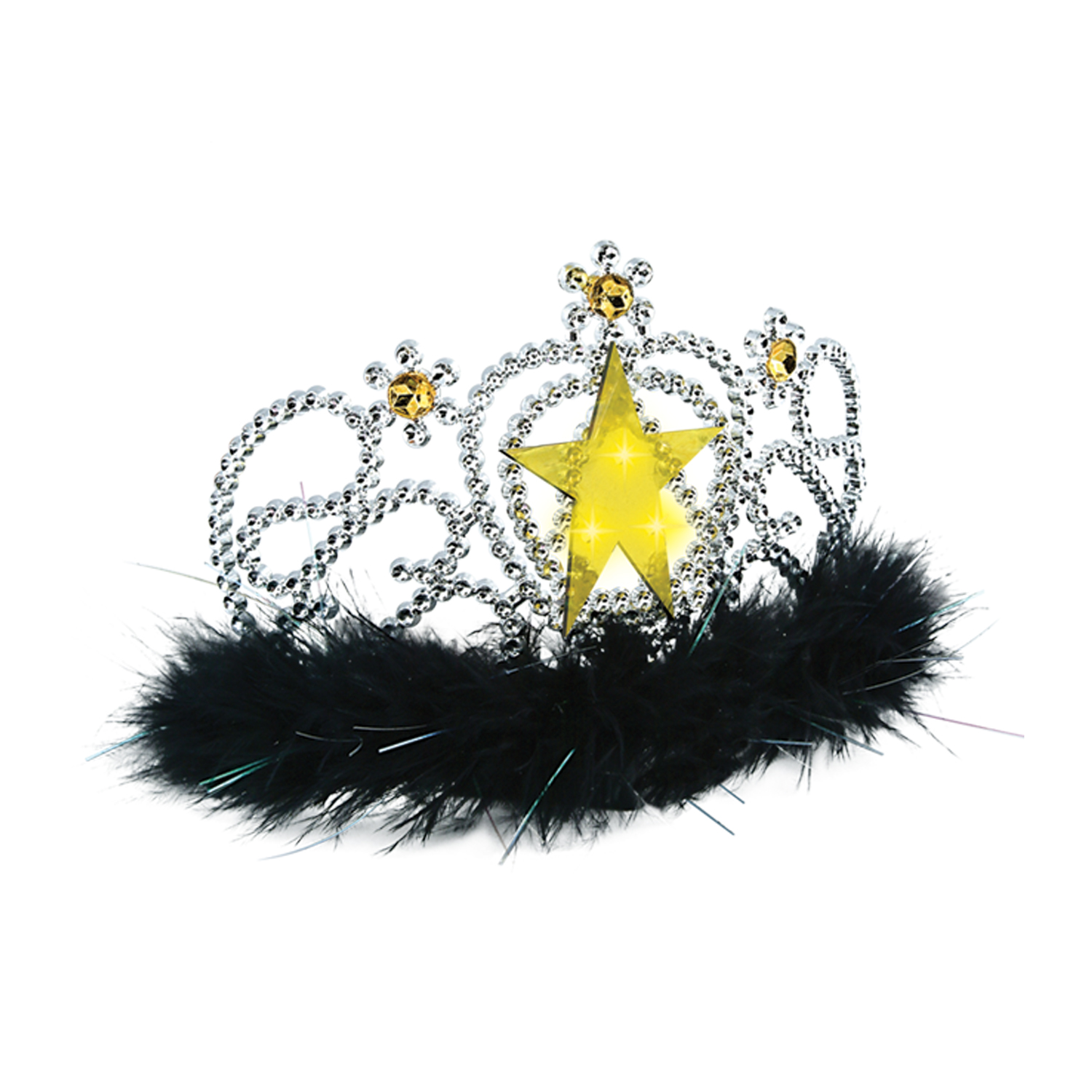 Plastic Light-Up Star TIARA