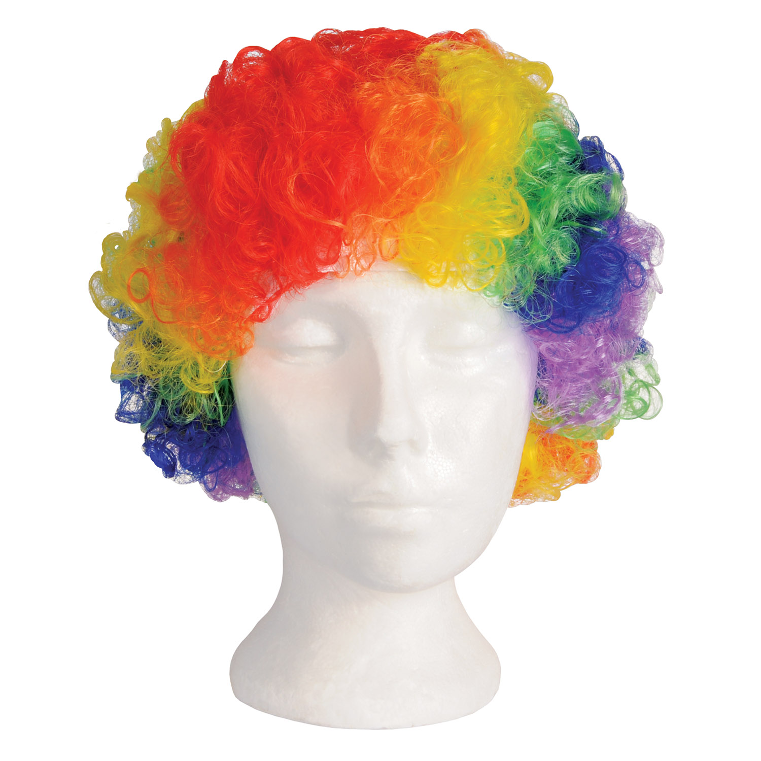 Rainbow Clown Wig