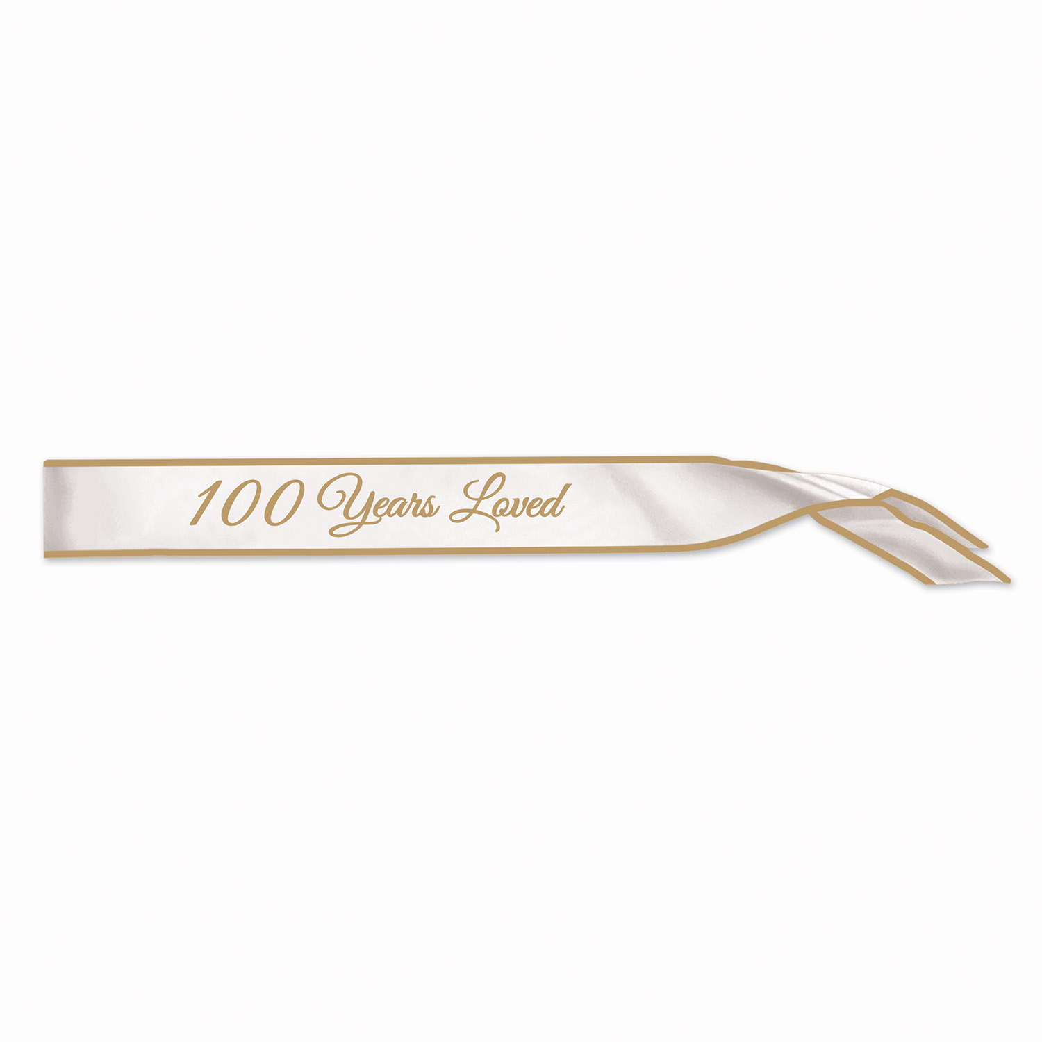 100 Years Loved SATIN Sash