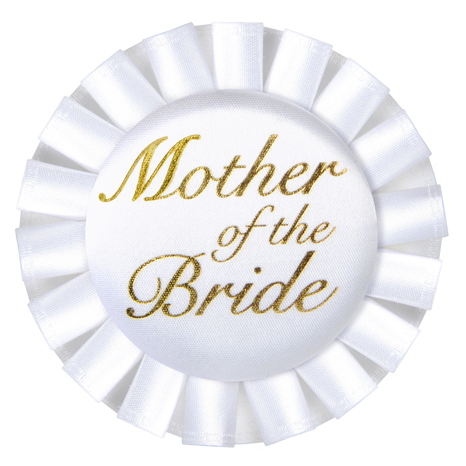 Mother Of The Bride Satin Button