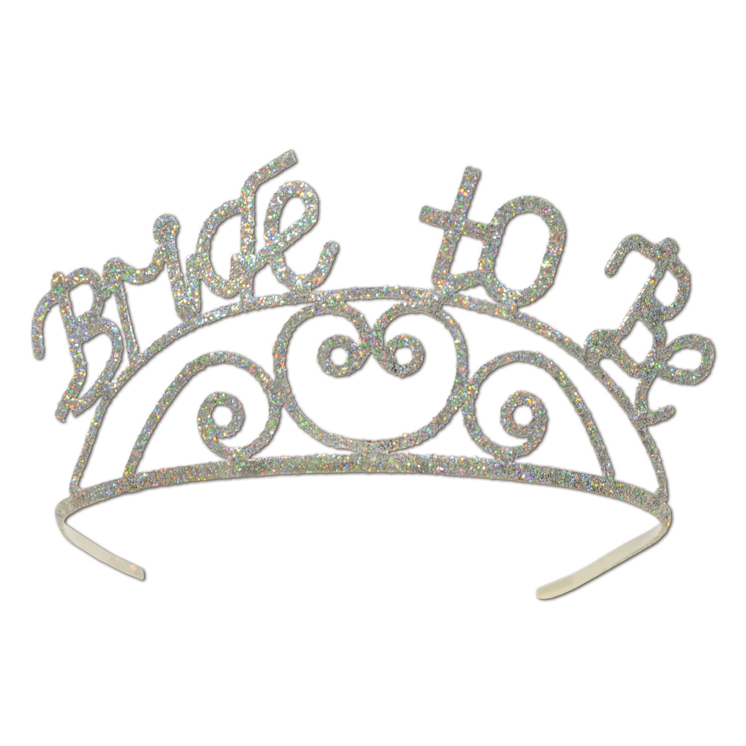 Glittered Metal Bride To Be TIARA