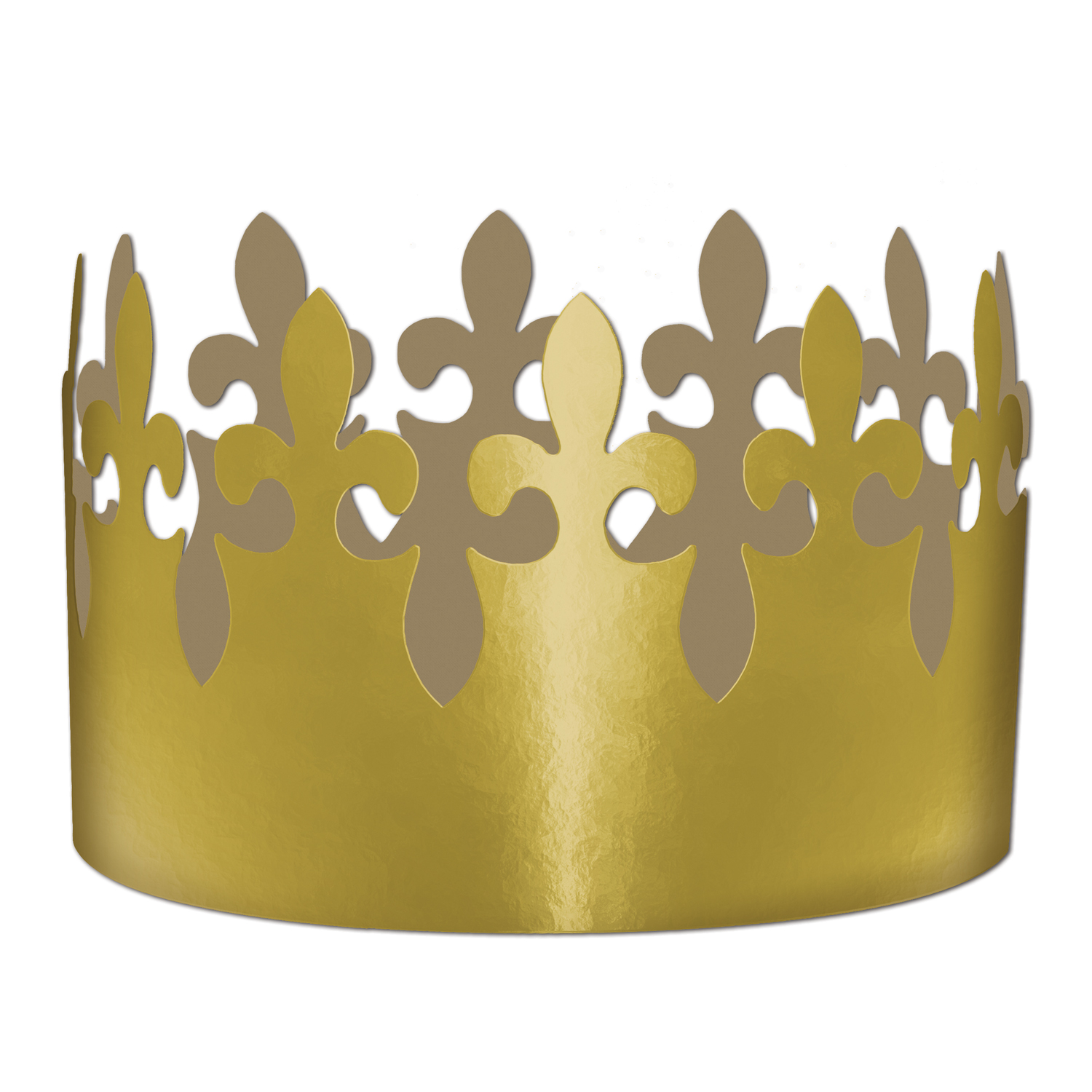 GOLD Foil Fleur De Lis Crown