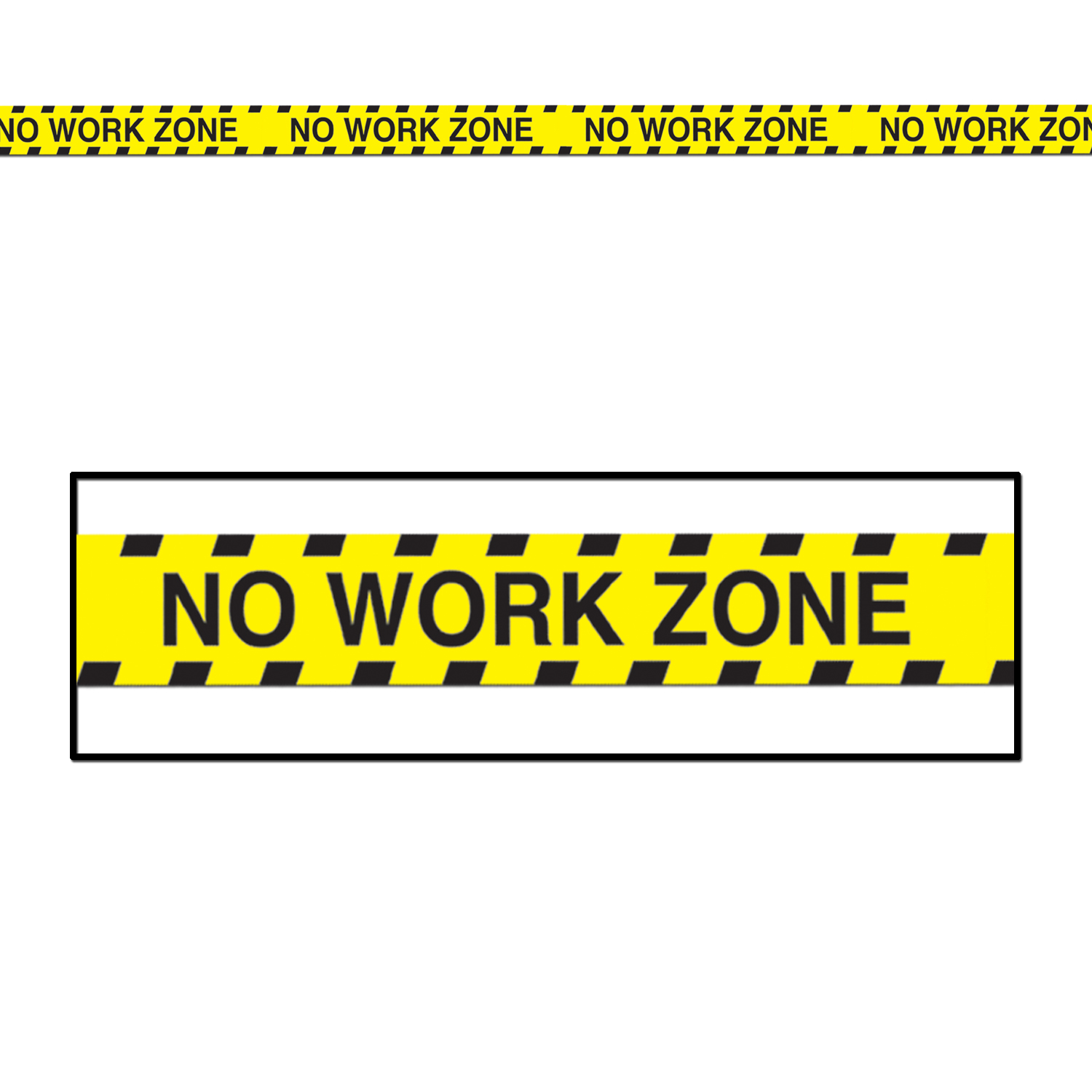 No Work Zone Party TAPE