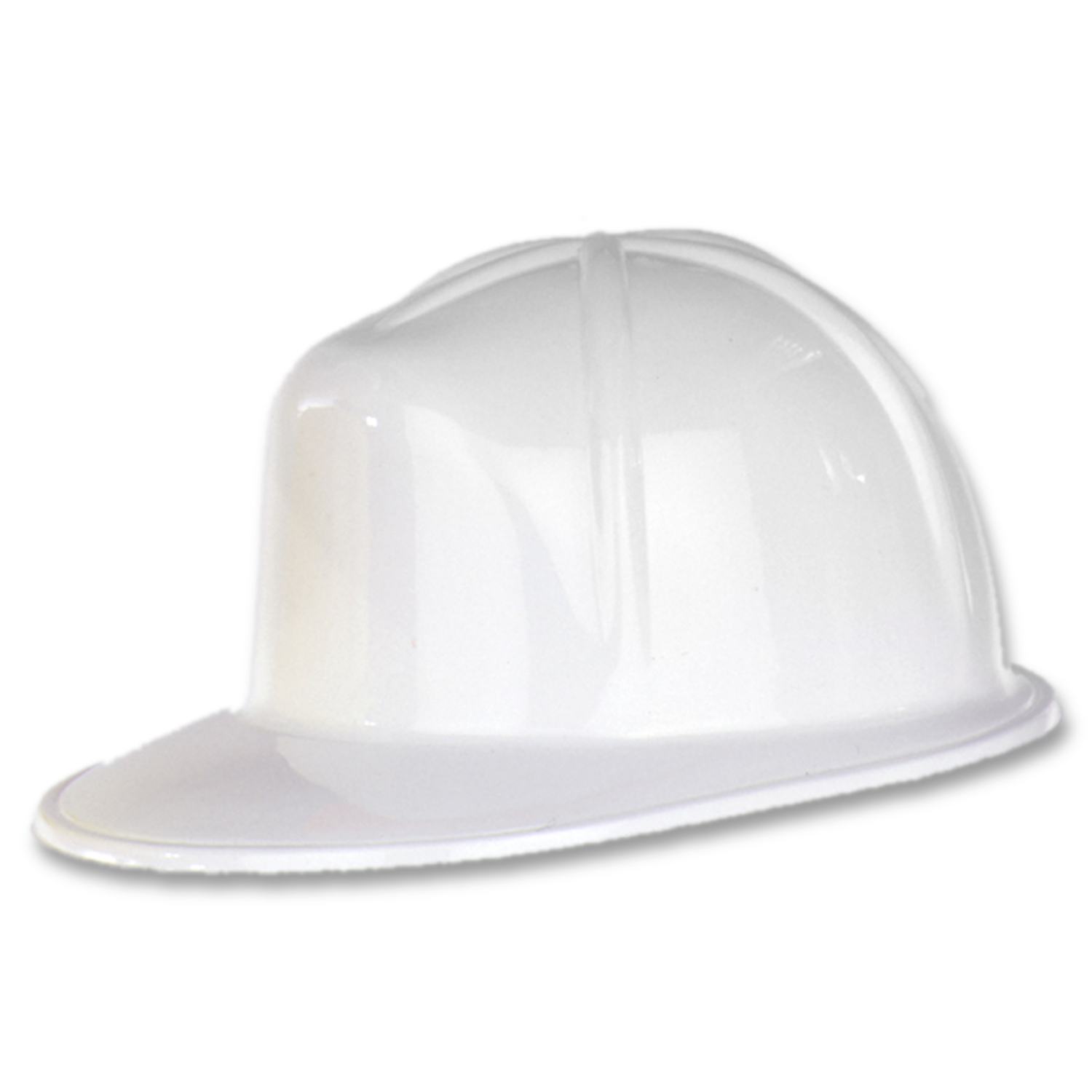 White Plastic Construction HELMET