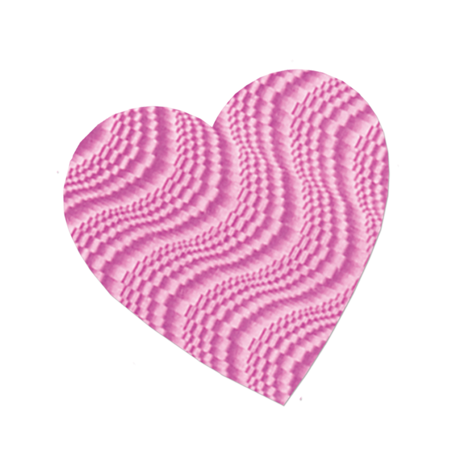 Embossed Foil Heart Cutout