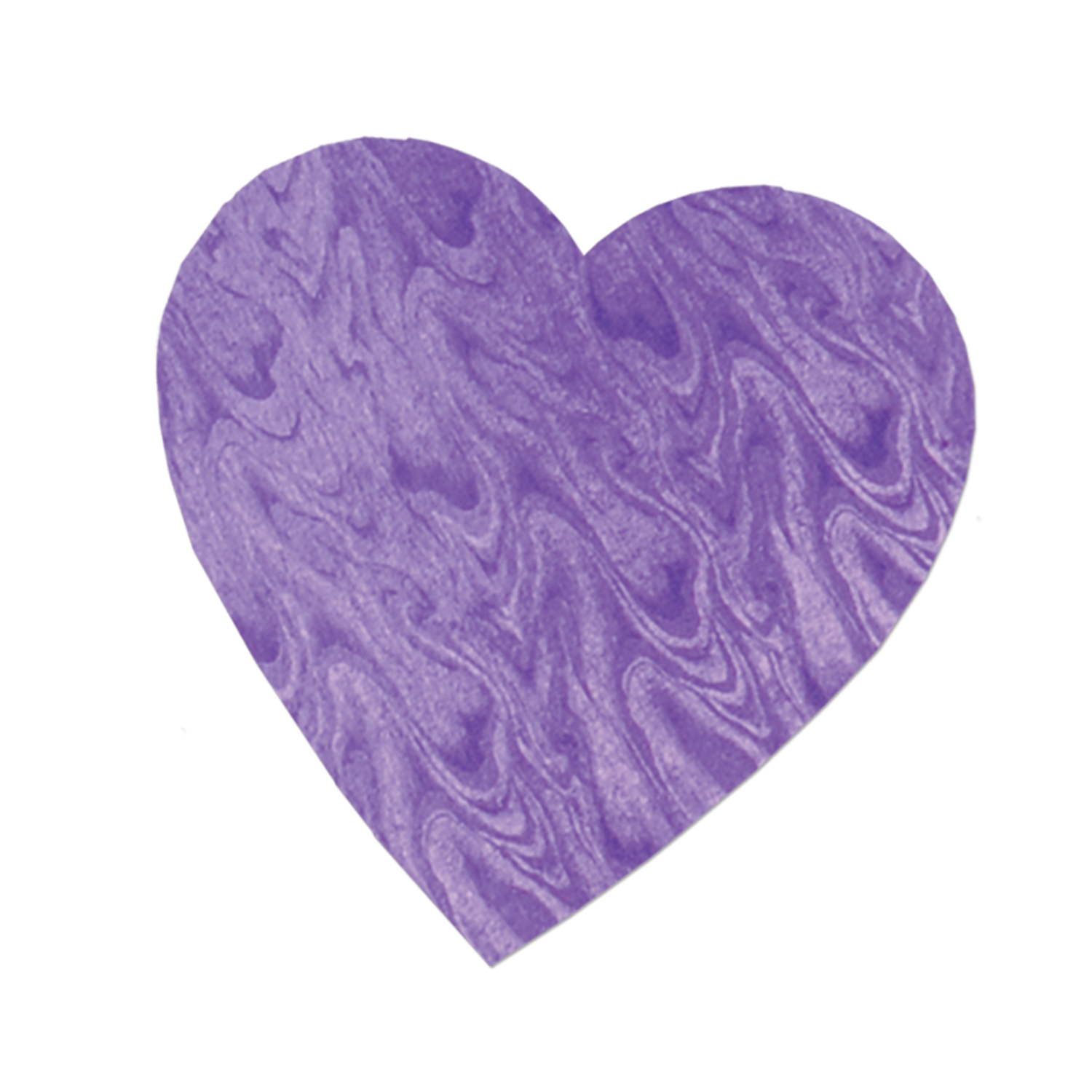 Embossed Foil Heart Cutout