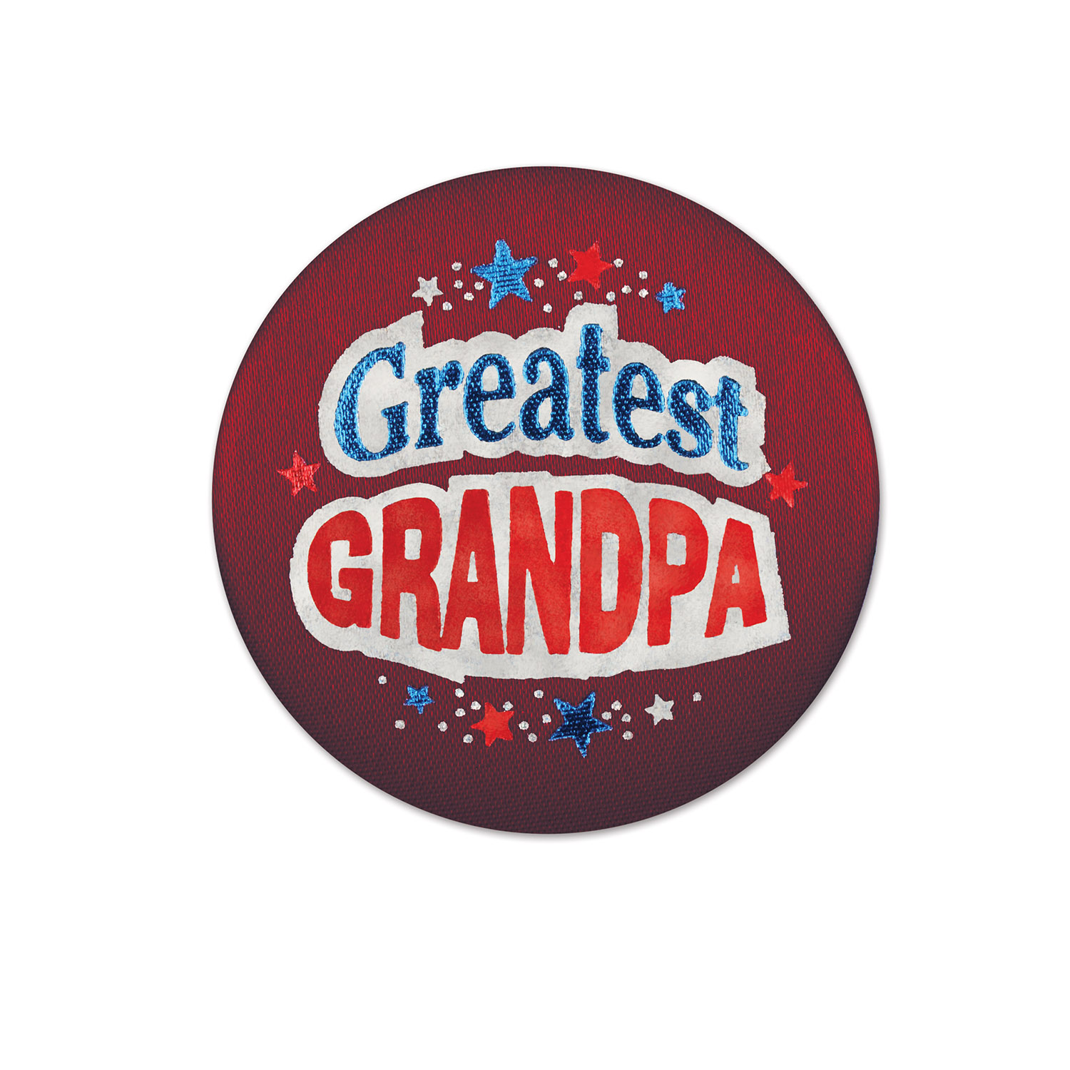 Greatest Grandpa Satin Button