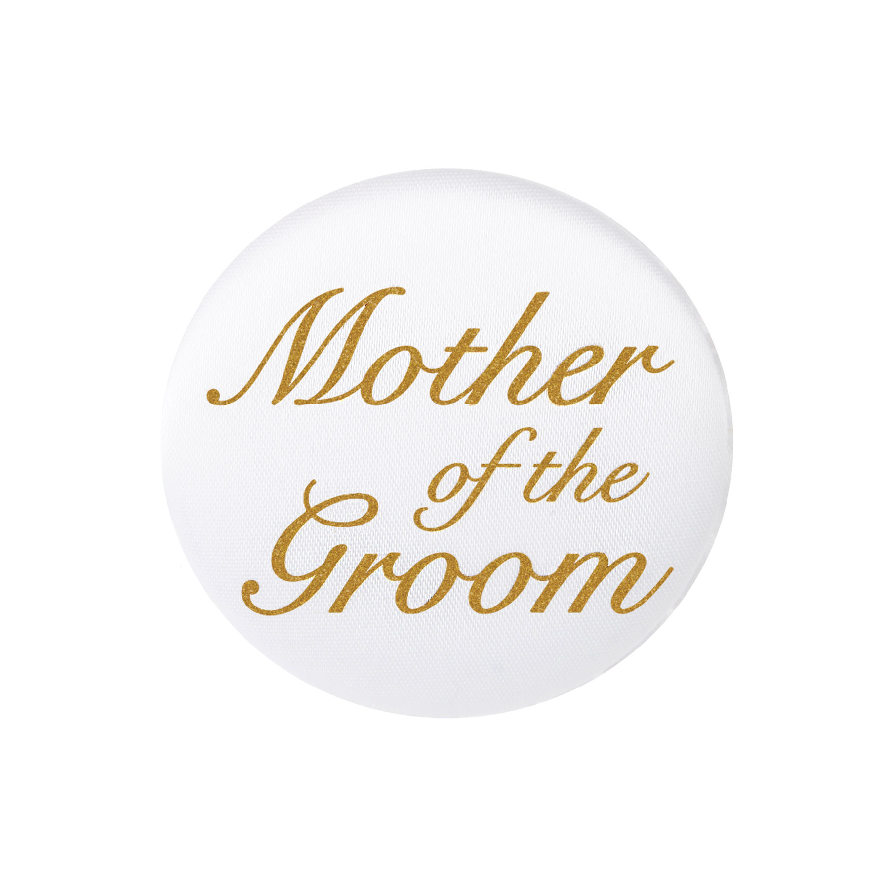 Mother Of The Groom Satin Button