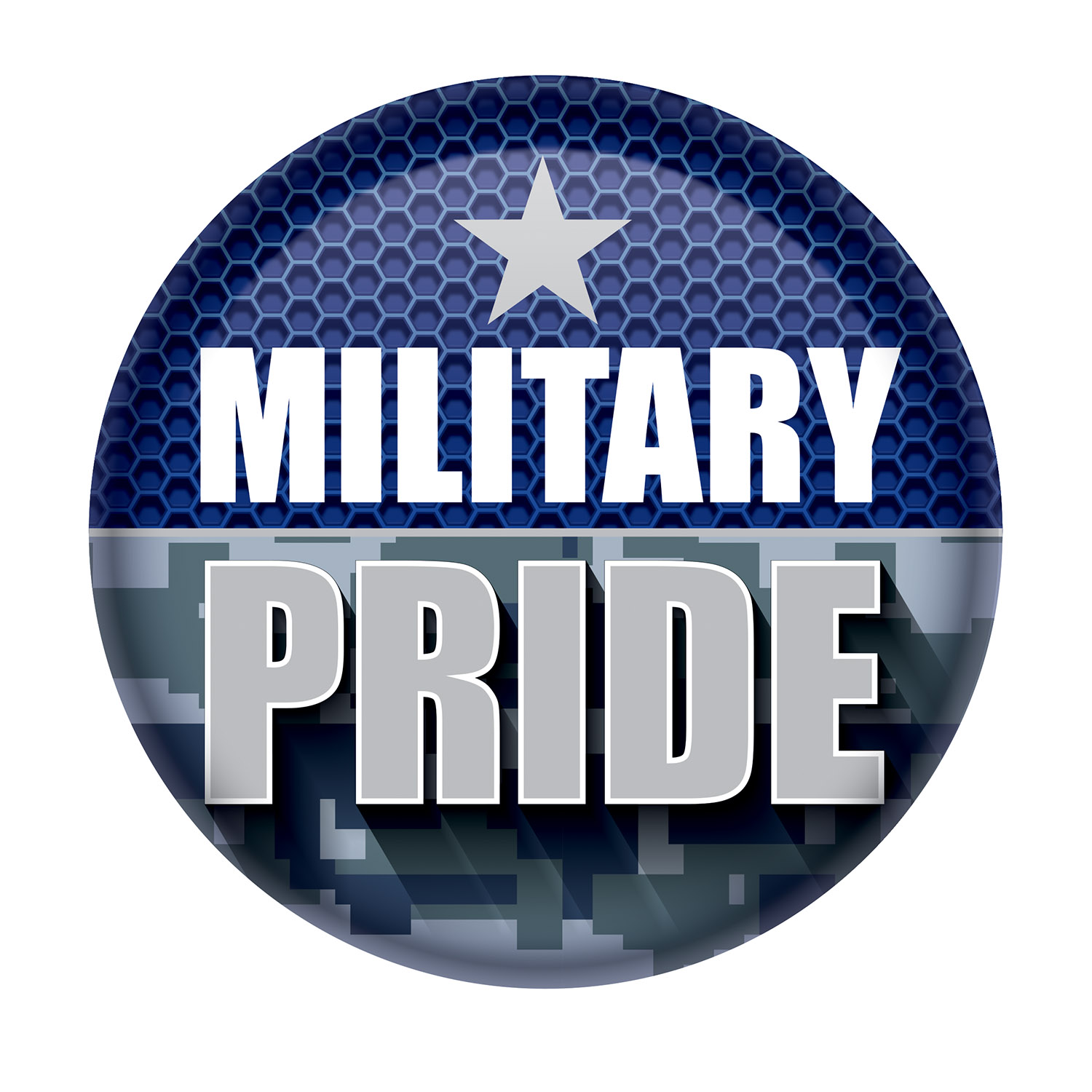 Military PRIDE Button