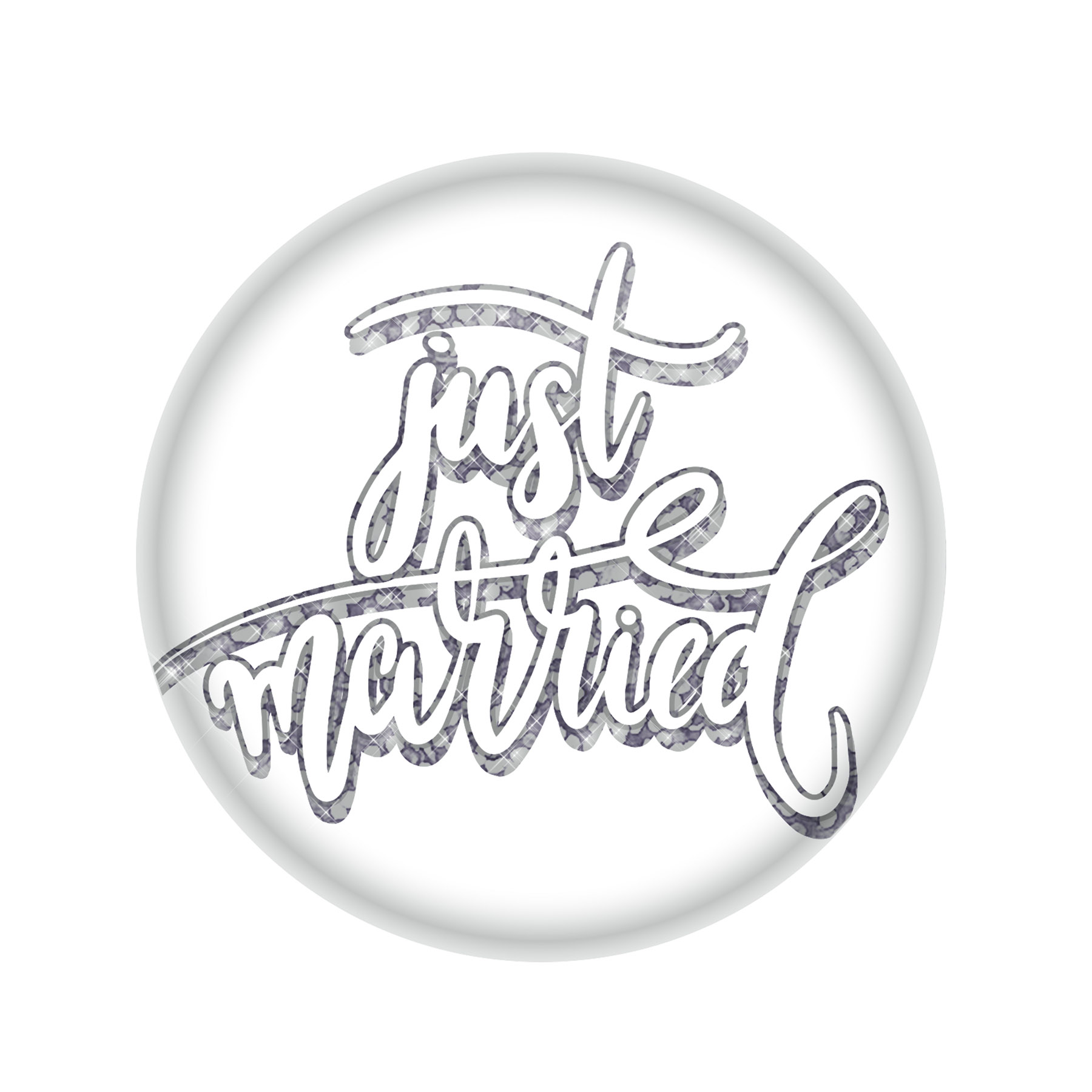 Just Married Button