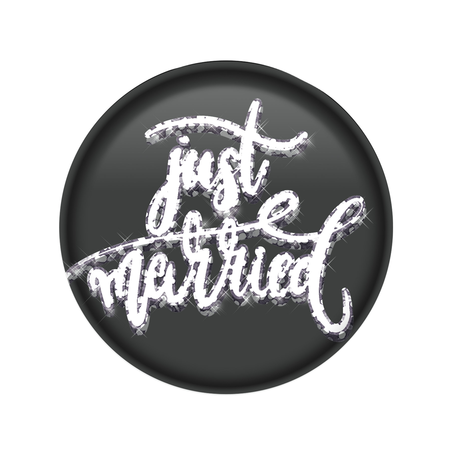 Just Married Button